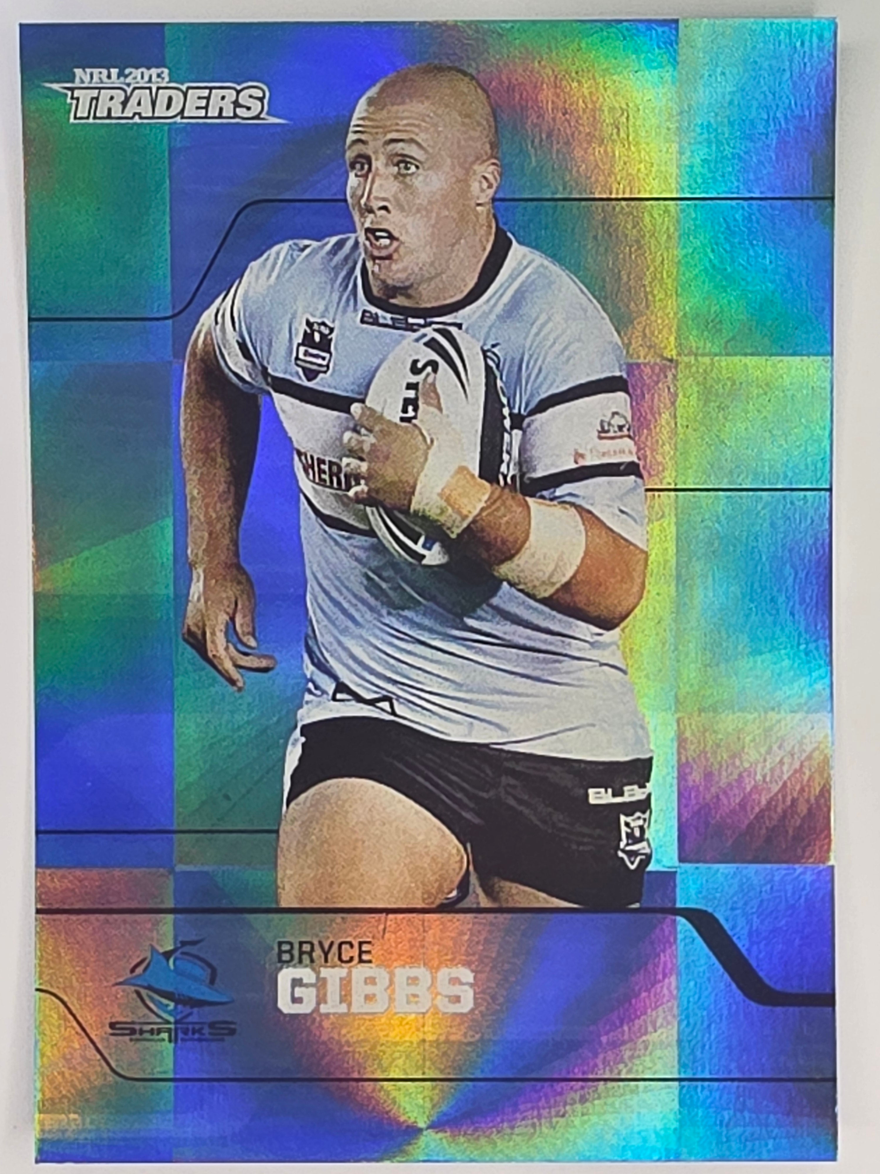 NRL 2013 Traders | Parallel #PS127 Bryce Gibbs Cronulla Sharks