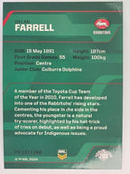NRL 2013 Traders | Parallel #PS137 Dylan Farrell South Sydney Rabbitohs