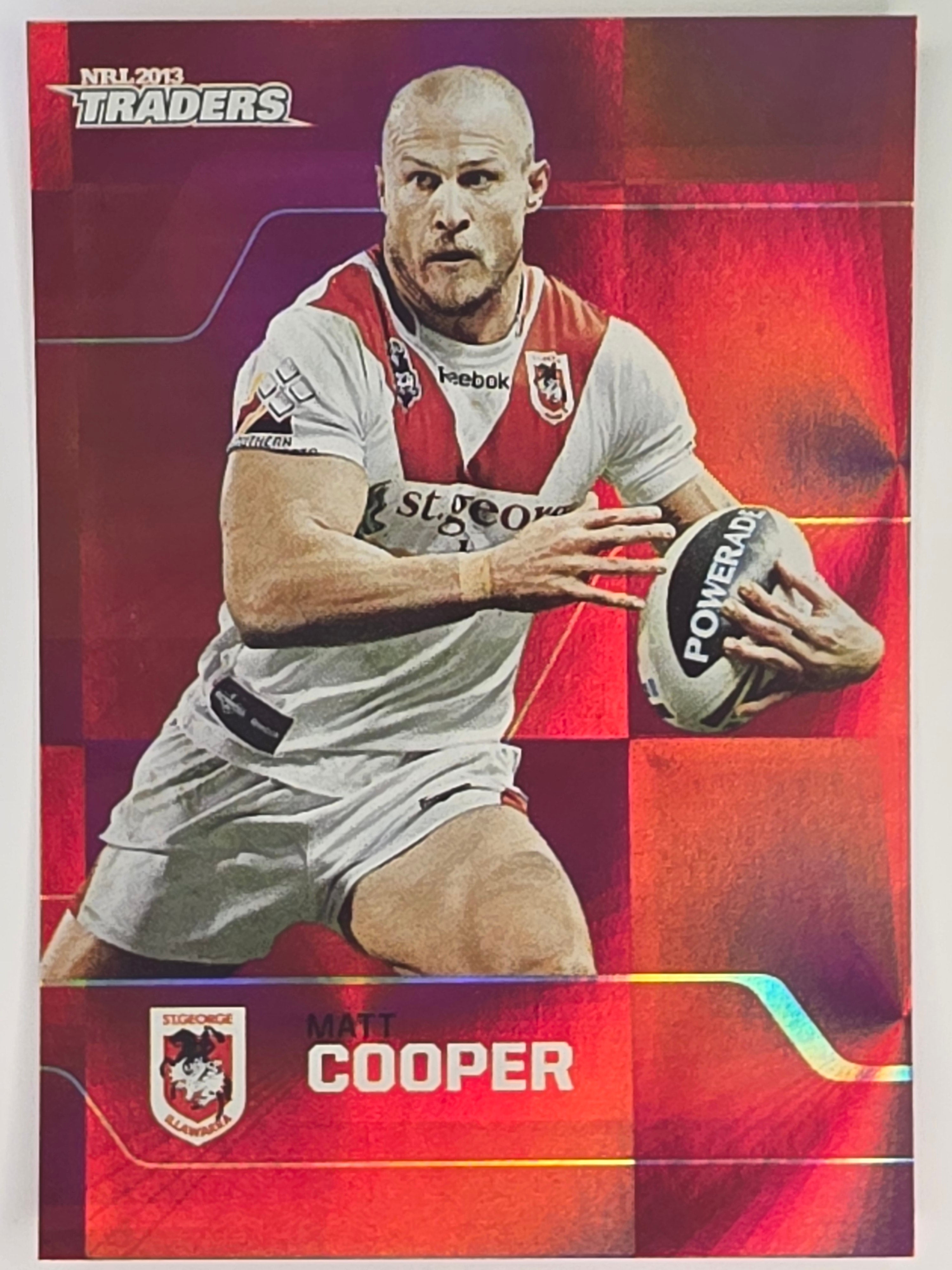 NRL 2013 Traders | Parallel #PS145 Matt Cooper St George Dragons