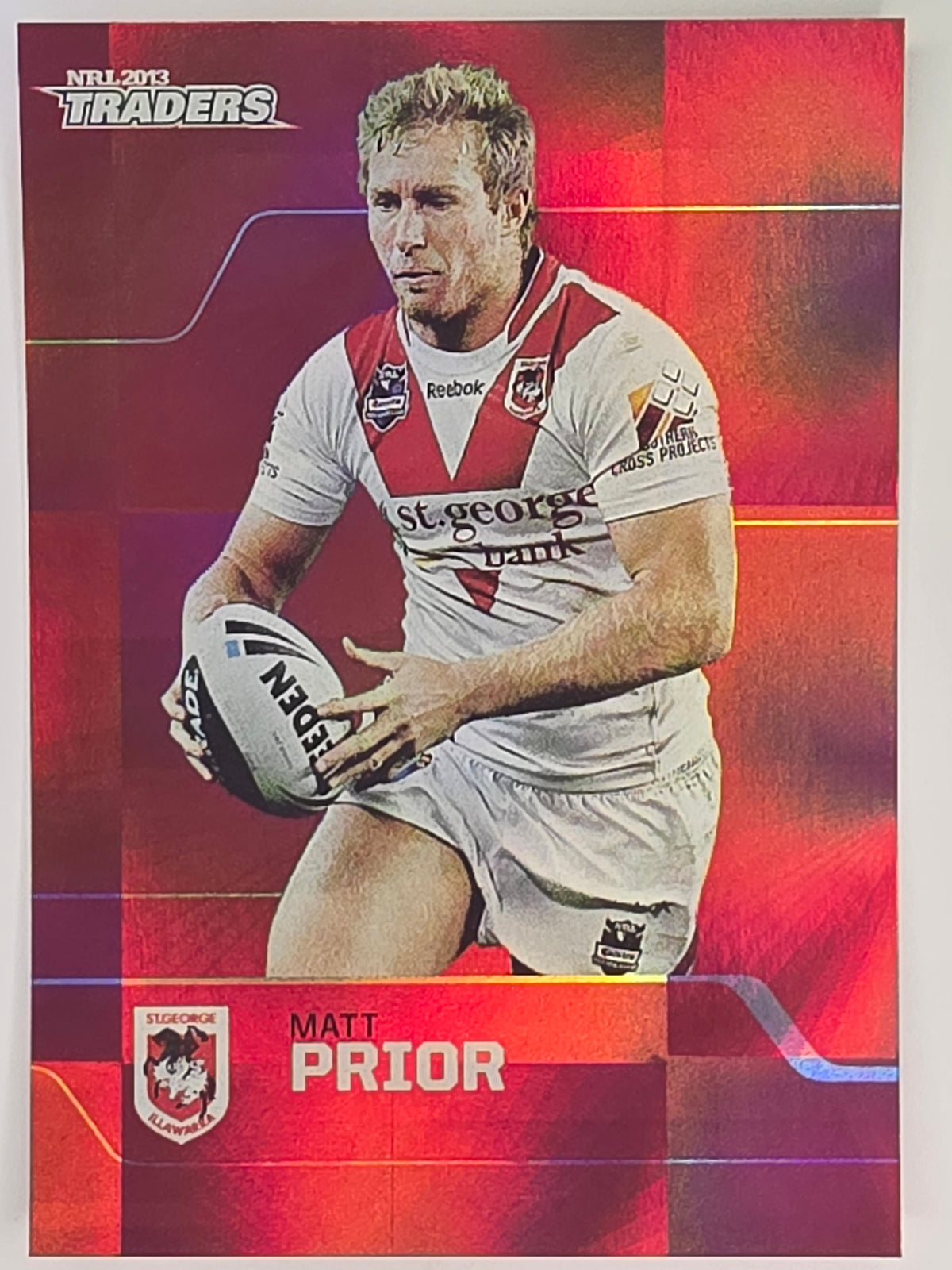 NRL 2013 Traders | Parallel #PS153 Matt Prior St George Dragons
