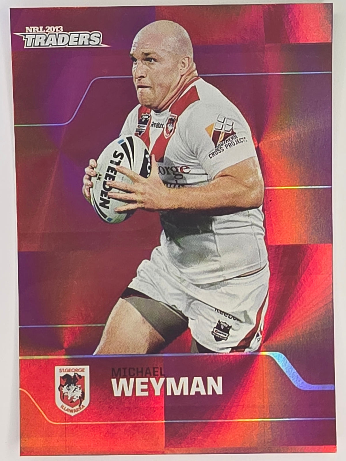 NRL 2013 Traders | Parallel #PS156 Michael Weyman St George Dragons