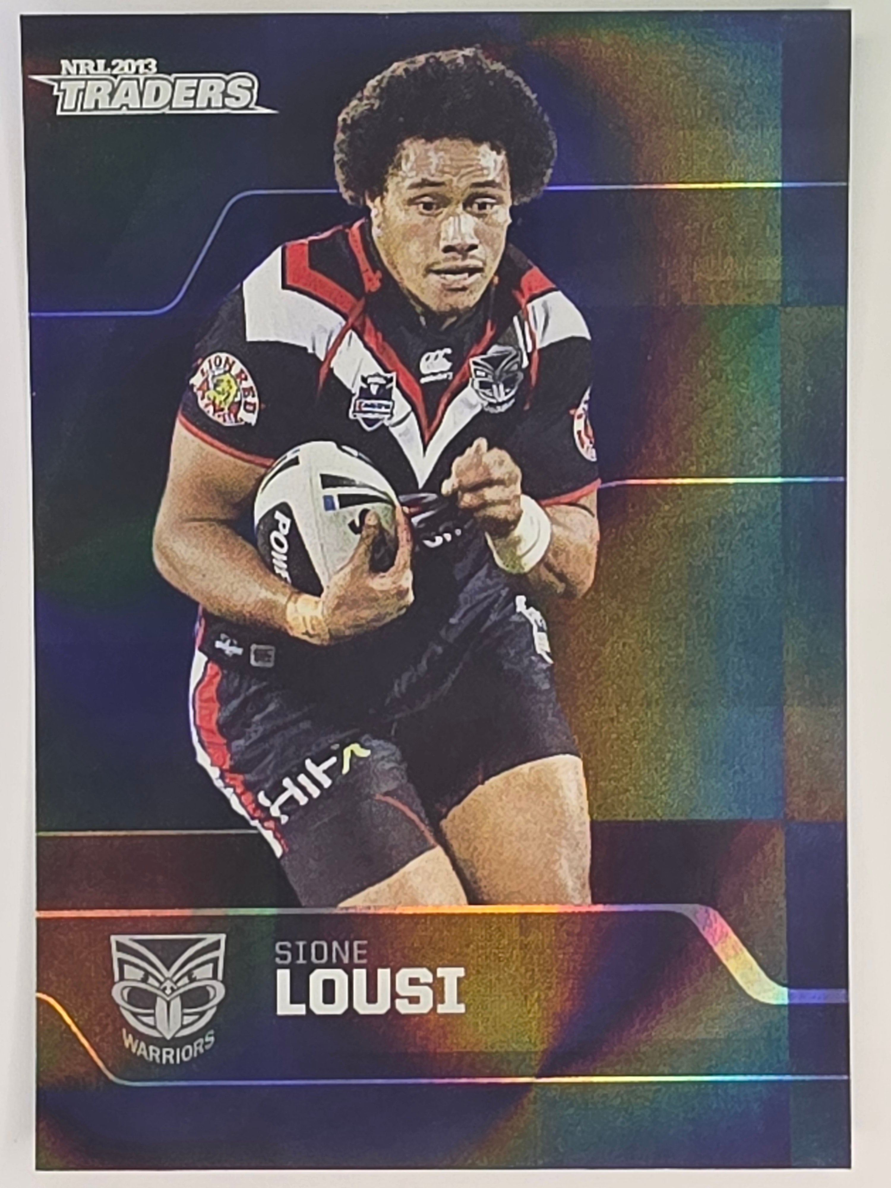 NRL 2013 Traders | Parallel #PS174 Sione Lousi New Zealand Warriors
