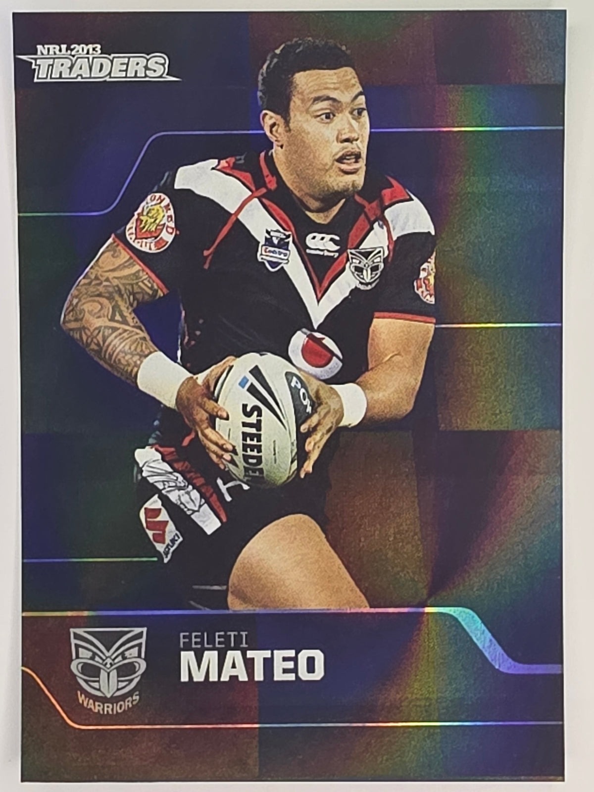 NRL 2013 Traders | Parallel #PS176 Feleti Mateo New Zealand Warriors