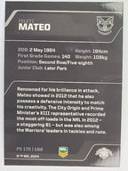 NRL 2013 Traders | Parallel #PS176 Feleti Mateo New Zealand Warriors