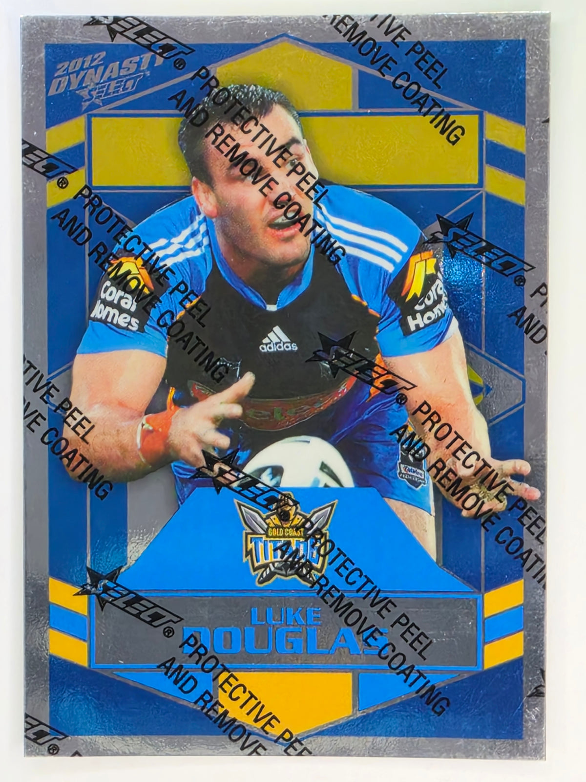 NRL 2012 Dynasty Silver Parallel #SP56 Luke Douglas Gold Coast Titans