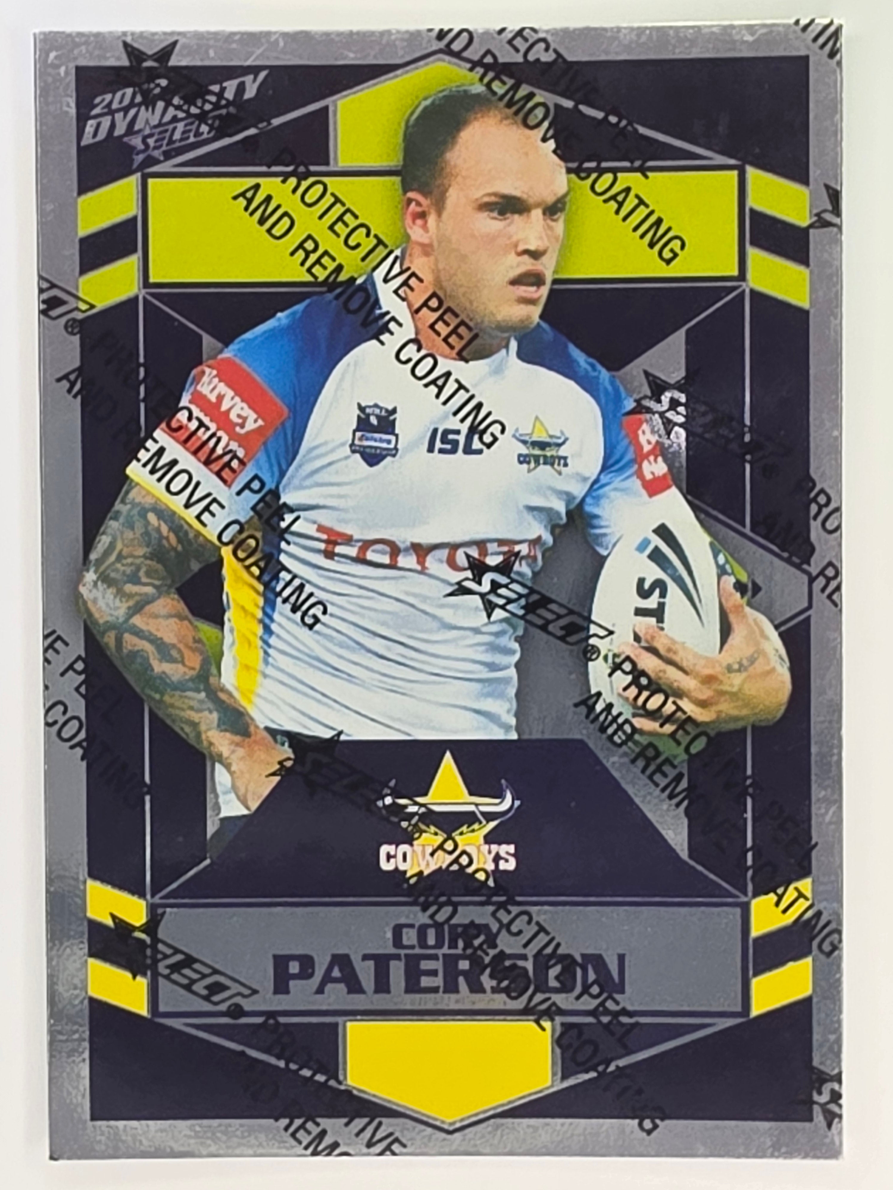 NRL 2012 Dynasty Silver Parallel #SP103 Cory Paterson North Queensland Cowboys