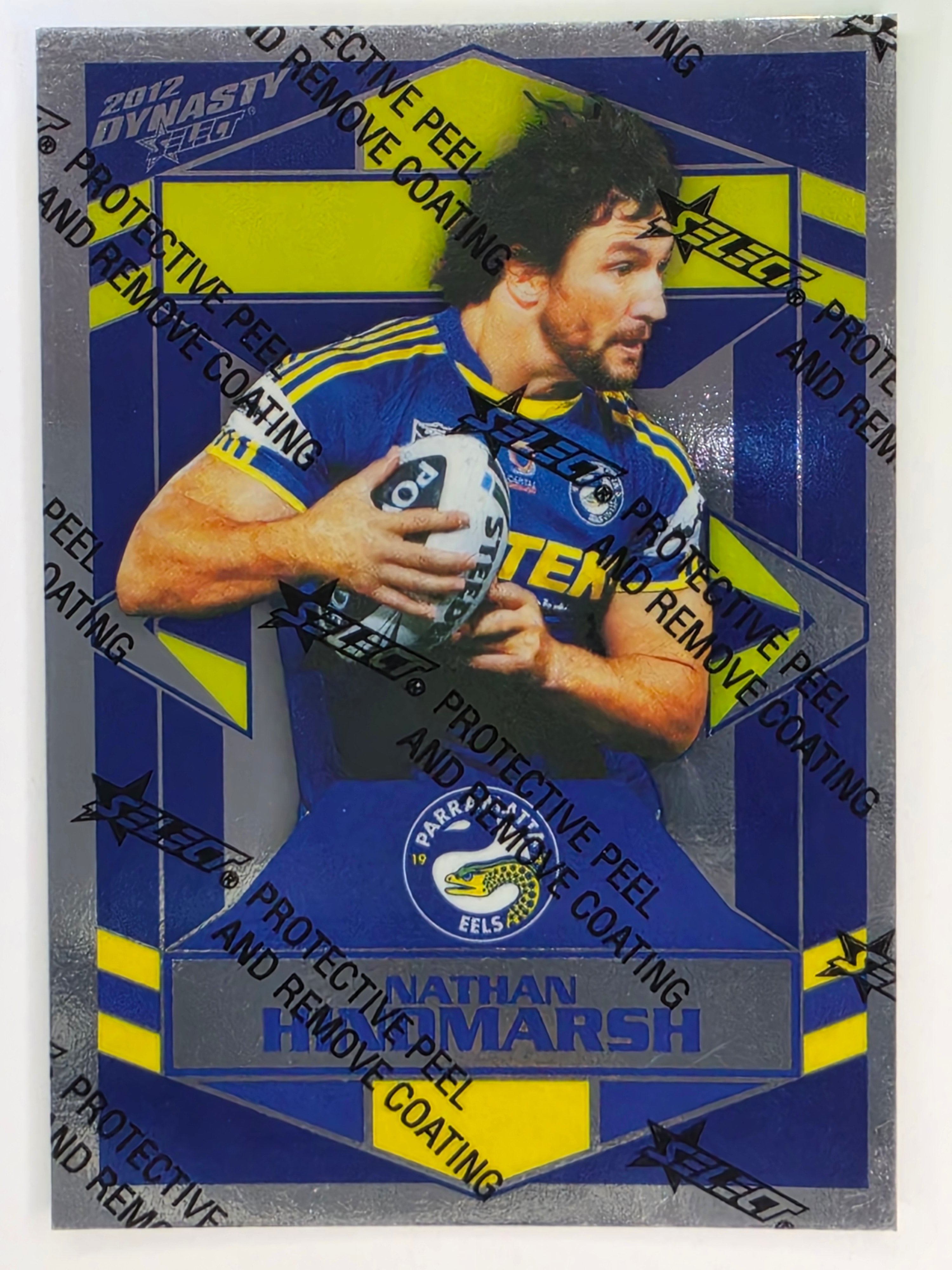 NRL 2012 Dynasty Silver Parallel #SP115 Nathan Hindmarsh Parramatta Eels