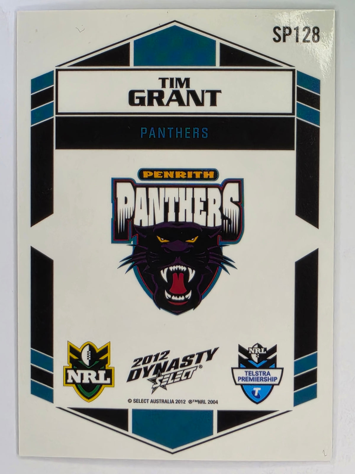 NRL 2012 Dynasty Silver Parallel #SP128 Tim Grant Penrith Panthers