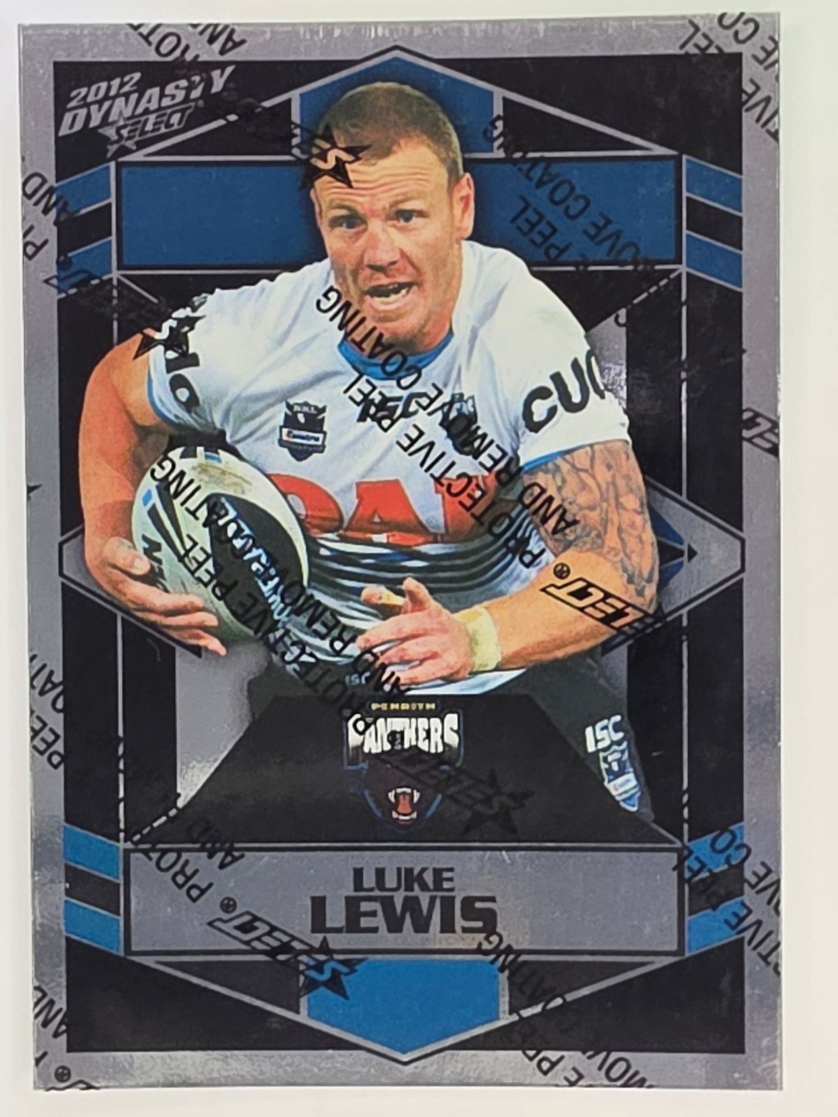 NRL 2012 Dynasty Silver Parallel #SP131 Luke Lewis Penrith Panthers