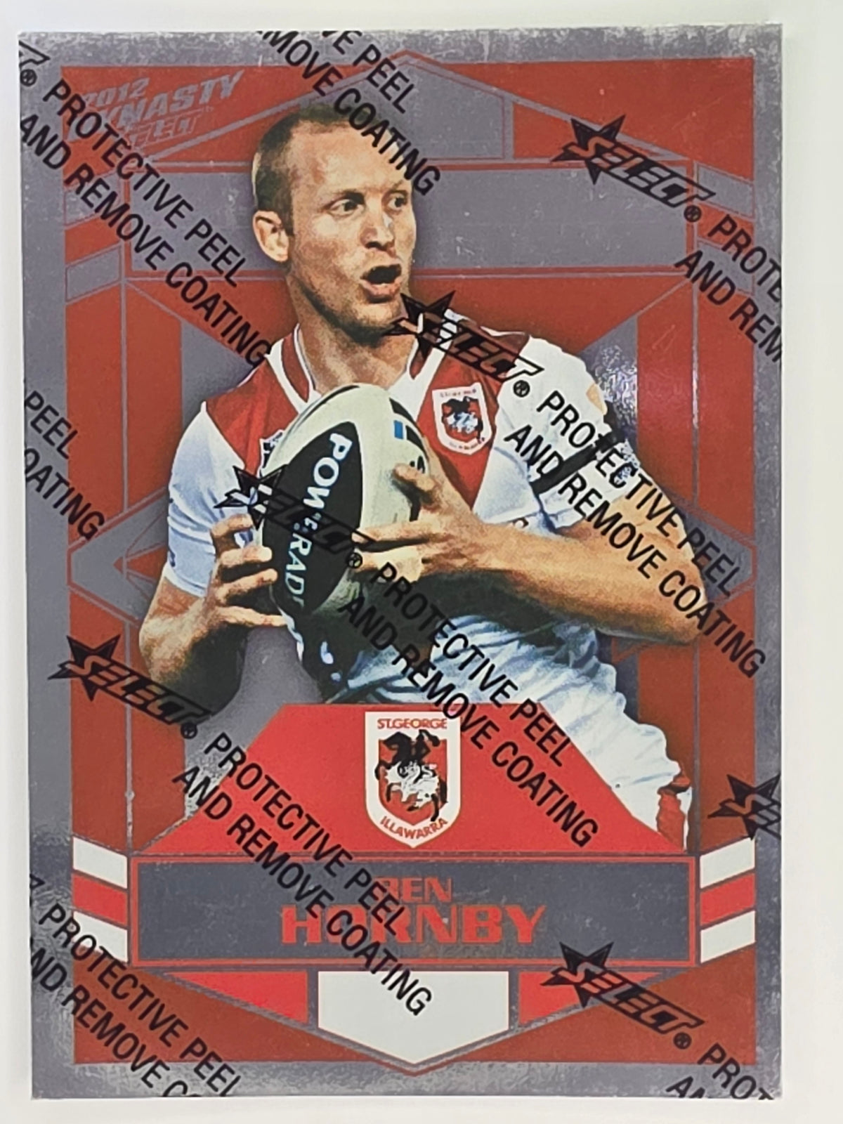 NRL 2012 Dynasty Silver Parallel #SP139 Ben Hornby St George Illawarra Dragons