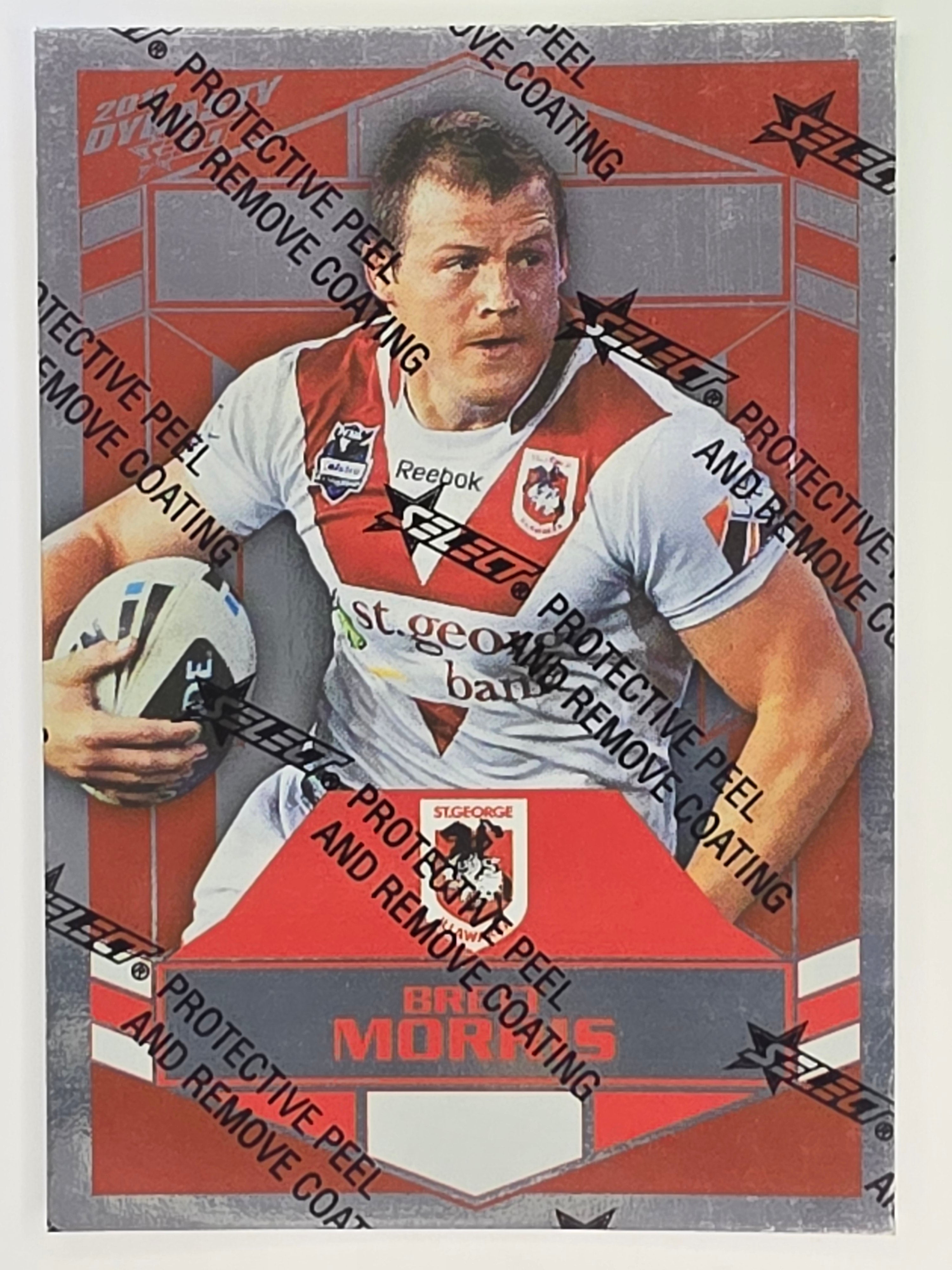 NRL 2012 Dynasty Silver Parallel #SP142 Brett Morris St George Illawarra Dragons