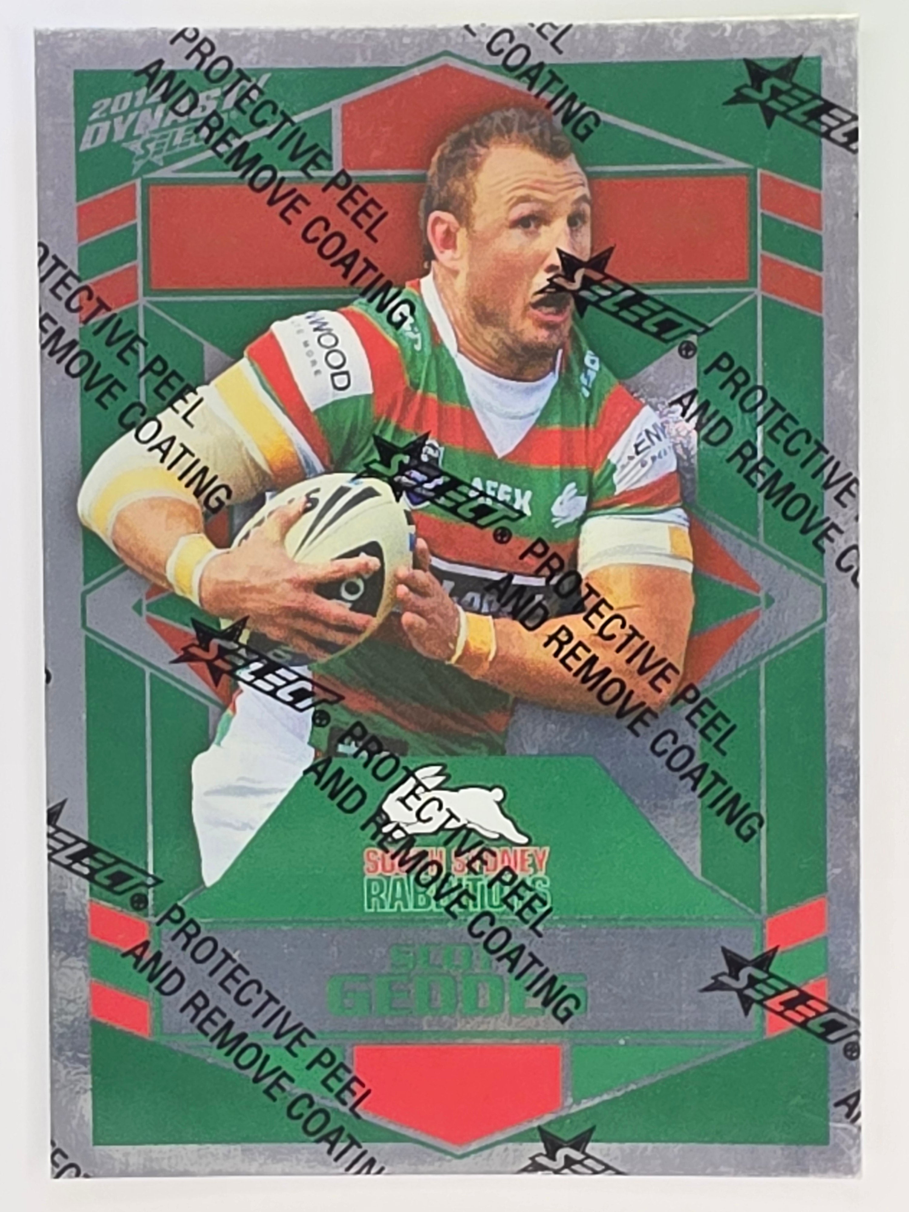 NRL 2012 Dynasty Silver Parallel #SP154 Scott Geddes South Sydney Rabbitohs