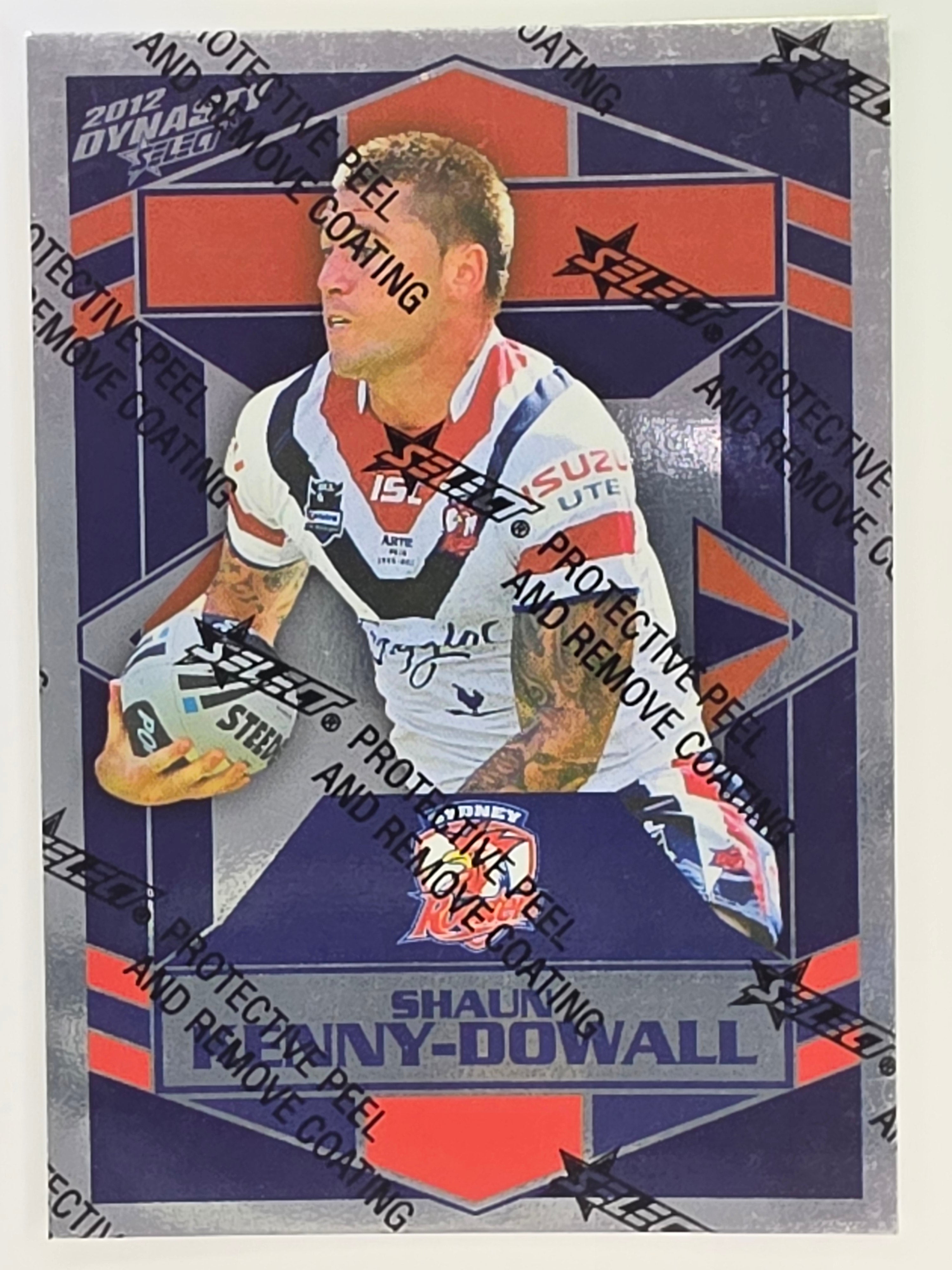 NRL 2012 Dynasty Silver Parallel #SP166 Shaun Kenny-Dowall Sydney Roosters