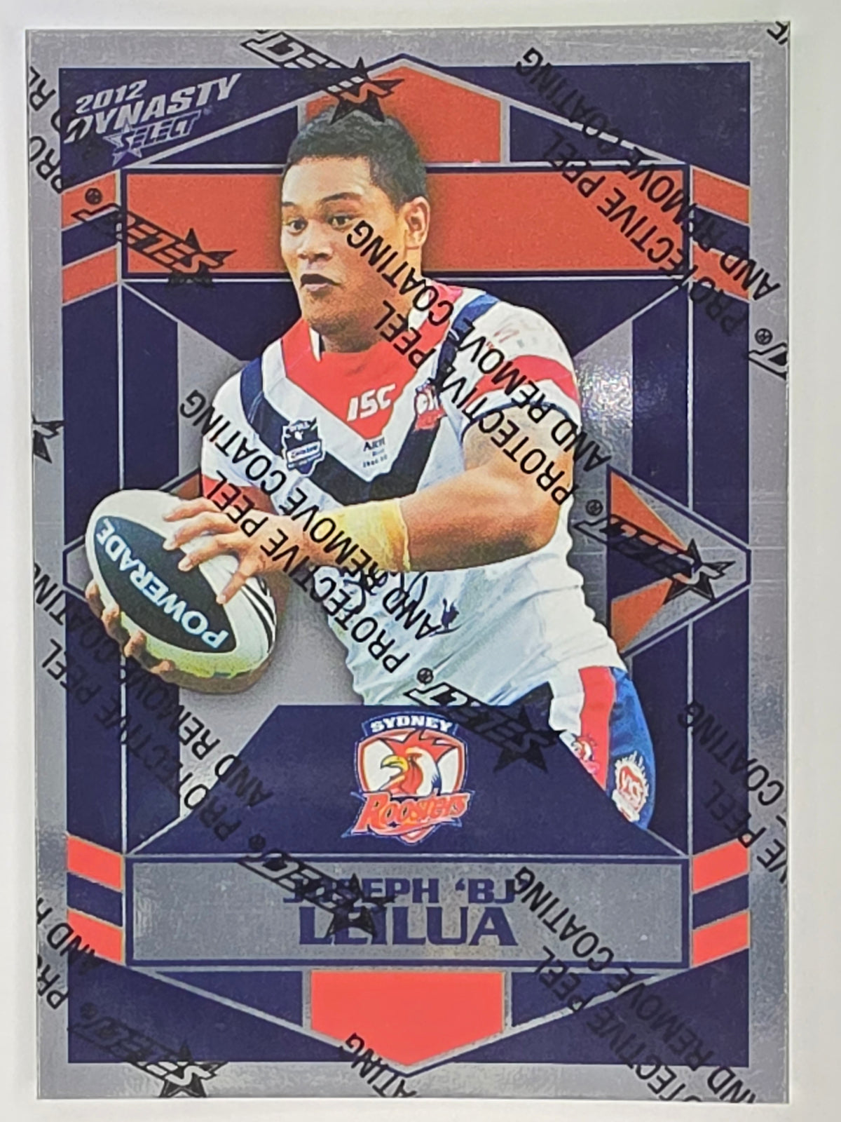NRL 2012 Dynasty Silver Parallel #SP167 Joseph ‘BJ’ Leilua Sydney Roosters