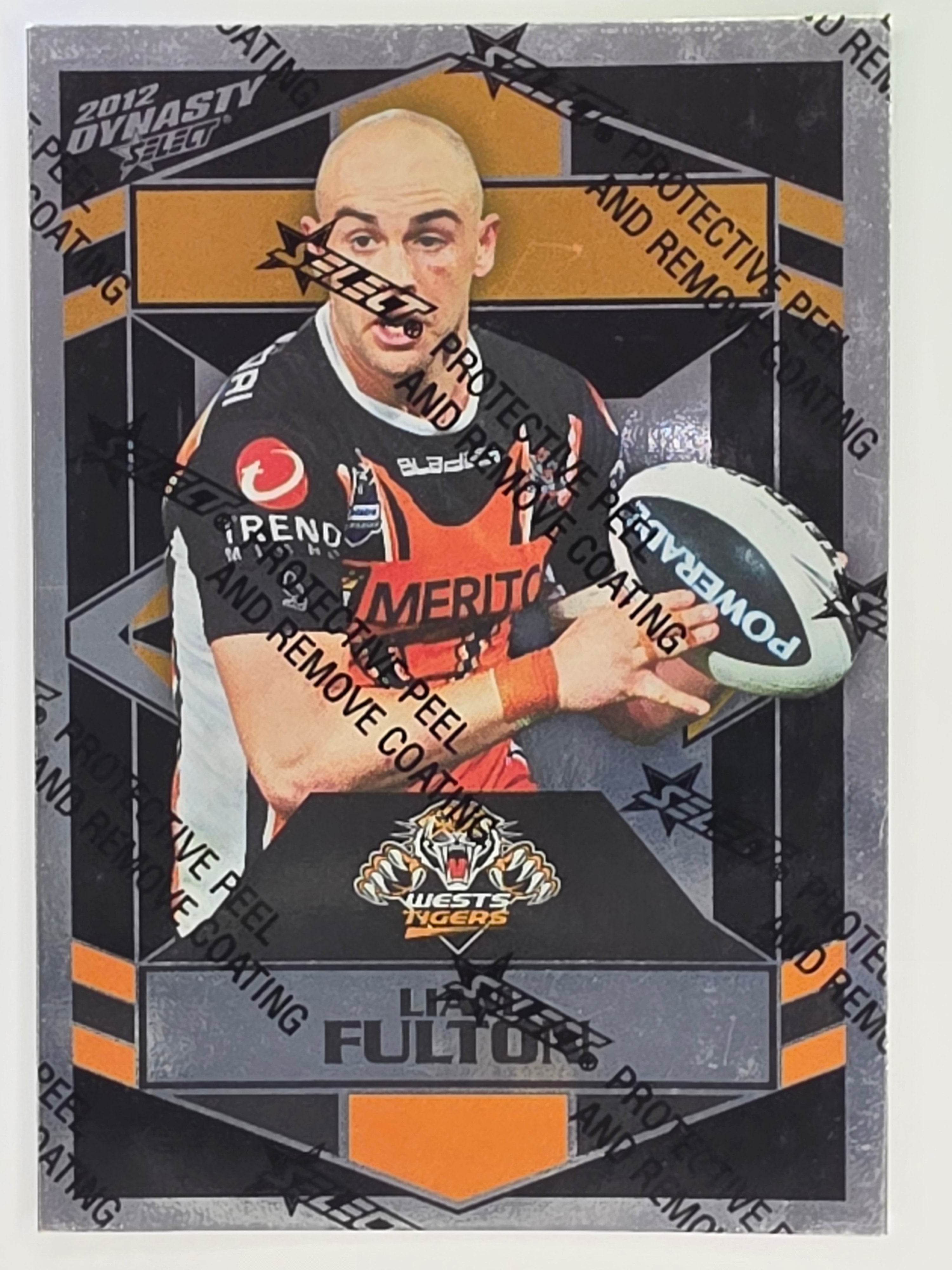 NRL 2012 Dynasty Silver Parallel #SP188 Liam Fulton Wests Tigers
