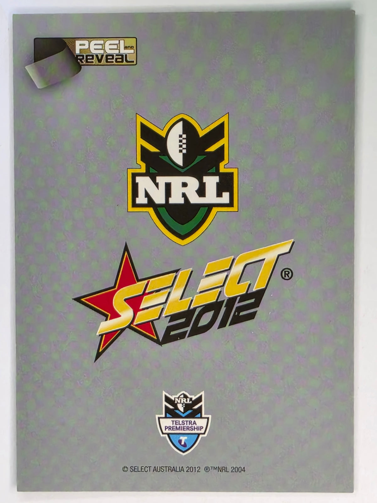 NRL 2012 Champions Peeled Parallel Card #8 Matt Gillett Brisbane Broncos