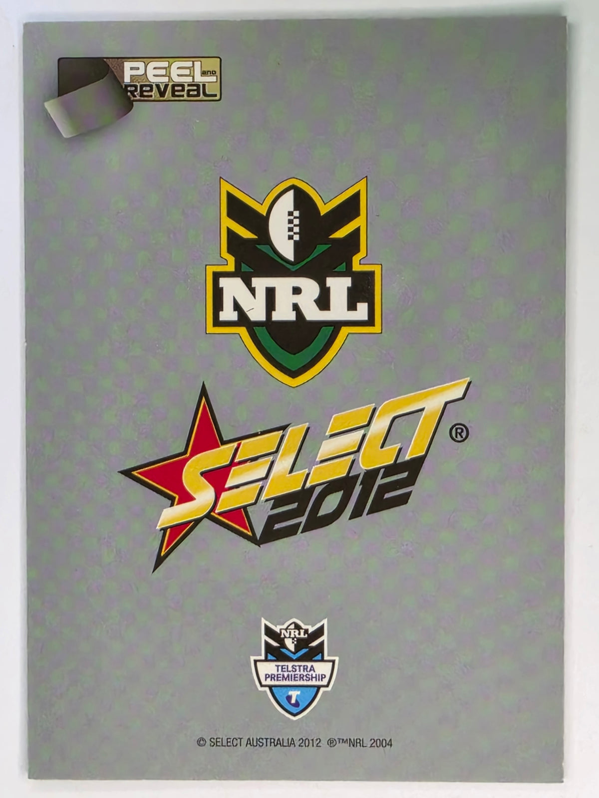 NRL 2012 Champions Peeled Parallel Card #60 Steve Michaels Gold Coast Titans