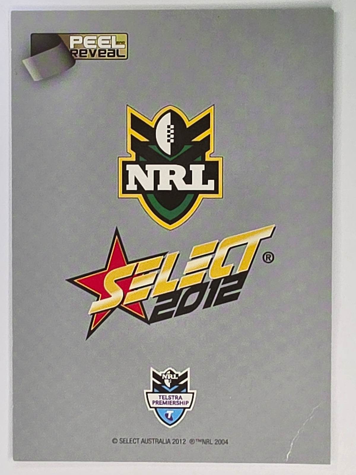 NRL 2012 Champions Peeled Parallel Card #135 Jamie Soward St George Illawarra Dragons