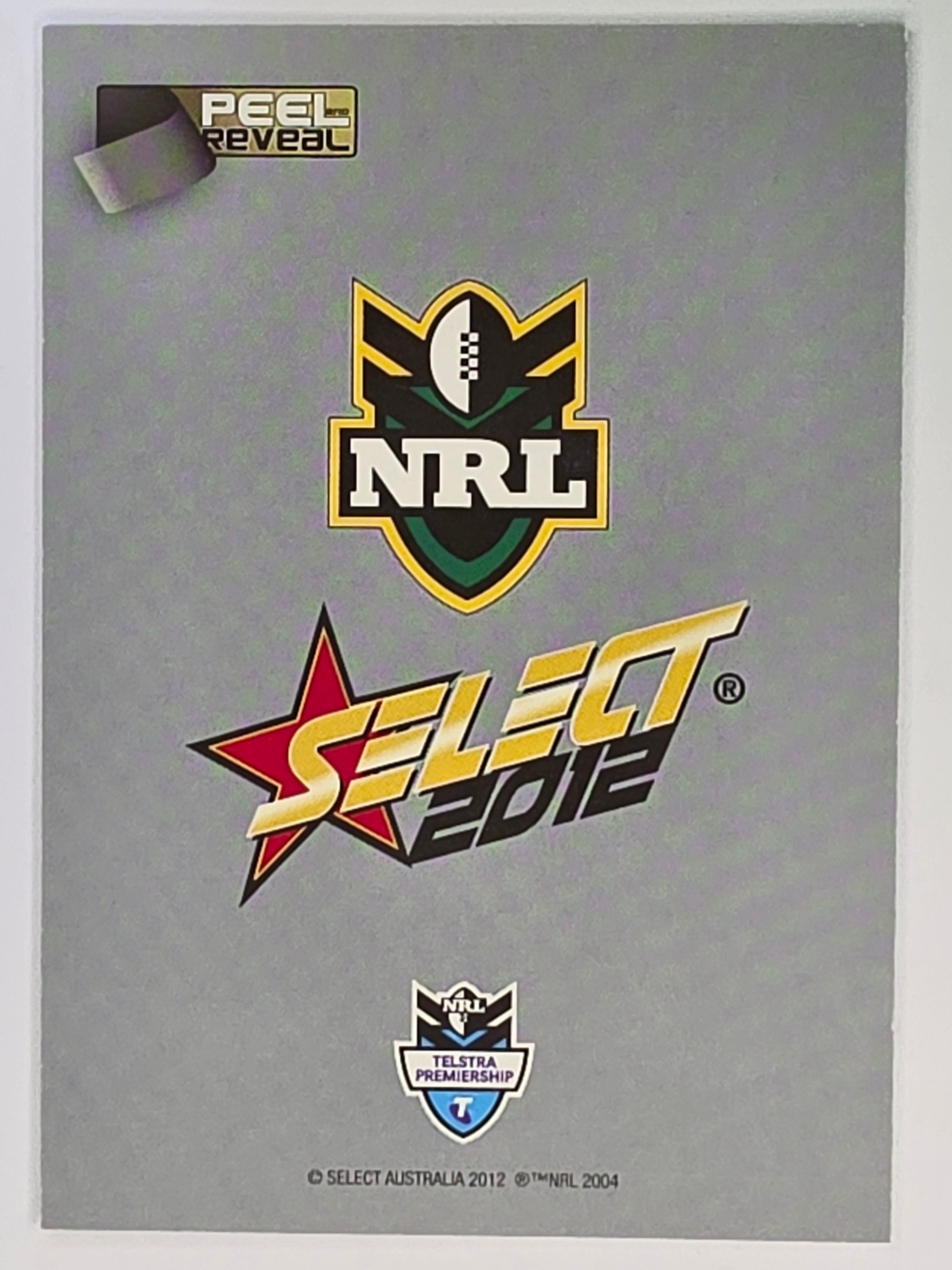 NRL 2012 Champions Peeled Parallel Card #141 Brett Morris St George Illawarra Dragons