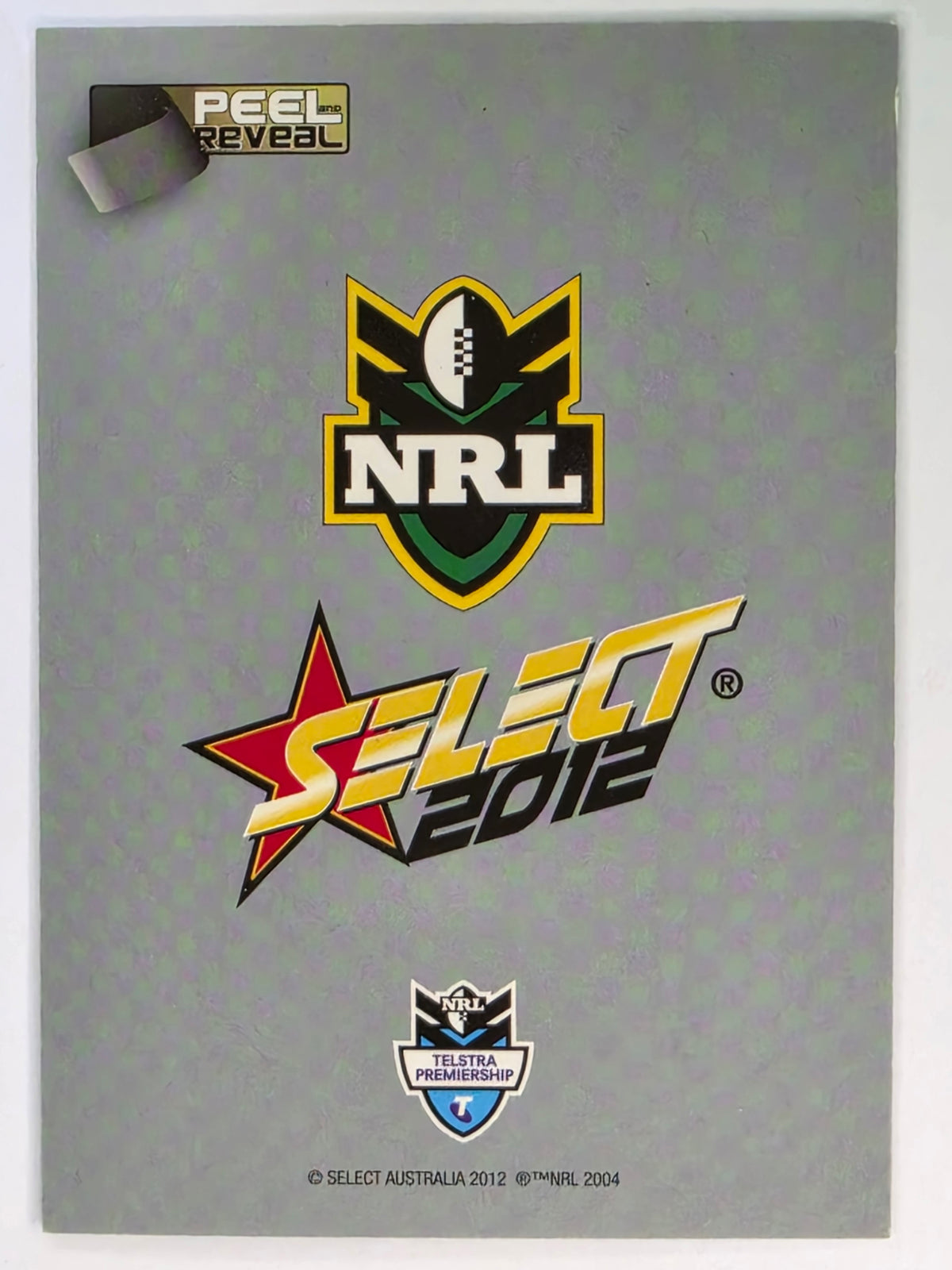 NRL 2012 Champions Peeled Parallel Card #176 Feleti Mateo New Zealand Warriors