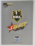 NRL 2012 Champions Peeled Parallel Card #186 Gareth Ellis Wests Tigers