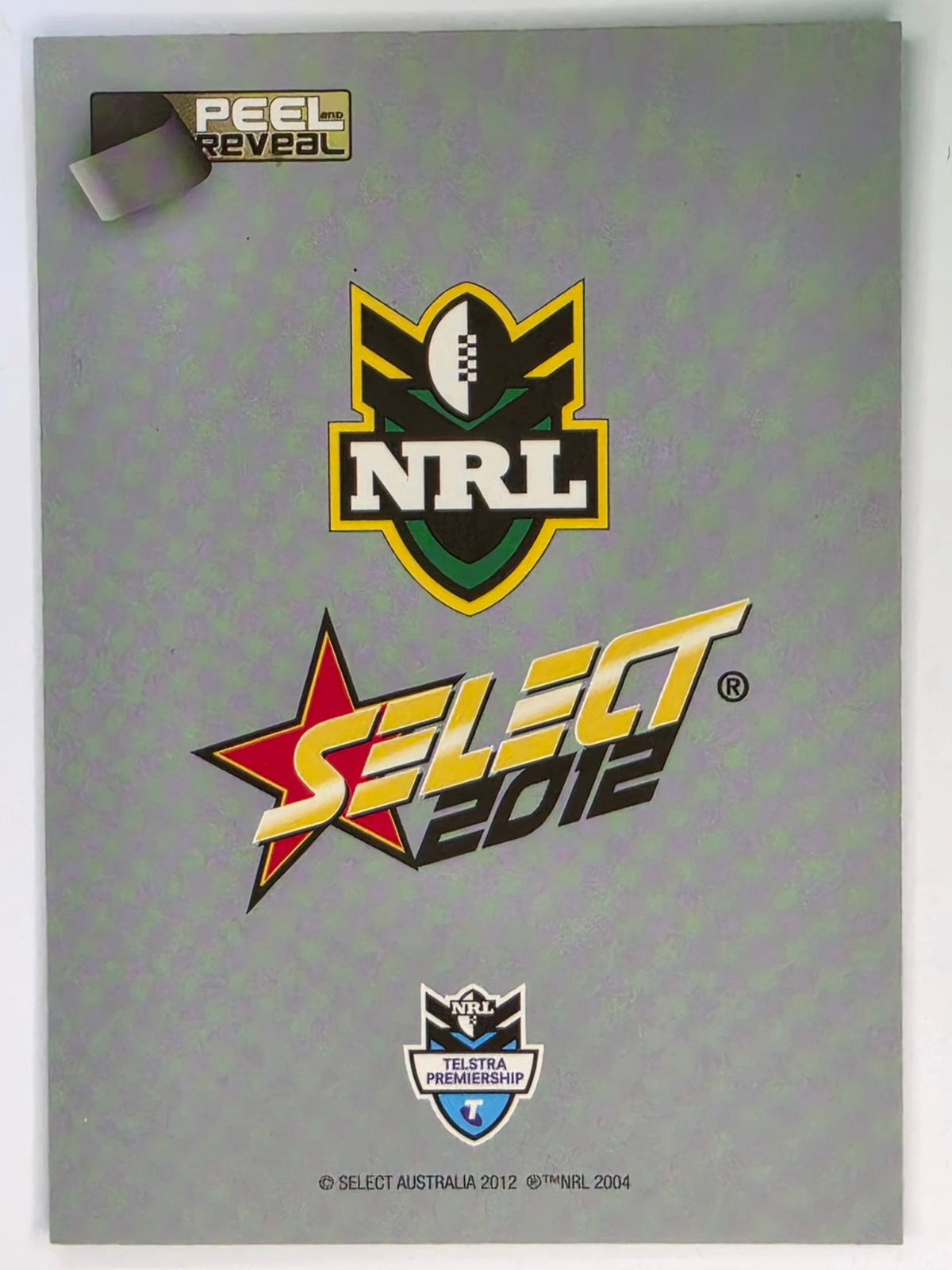 NRL 2012 Champions Peeled Parallel Card #192 Matt Utai Wests Tigers