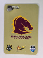 NRL 2012 Champions Gold Parallel Card #12 Josh McGuire Brisbane Broncos