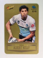 NRL 2012 Champions Gold Parallel Card #46 Albert Kelly Cronulla Sutherland Sharks