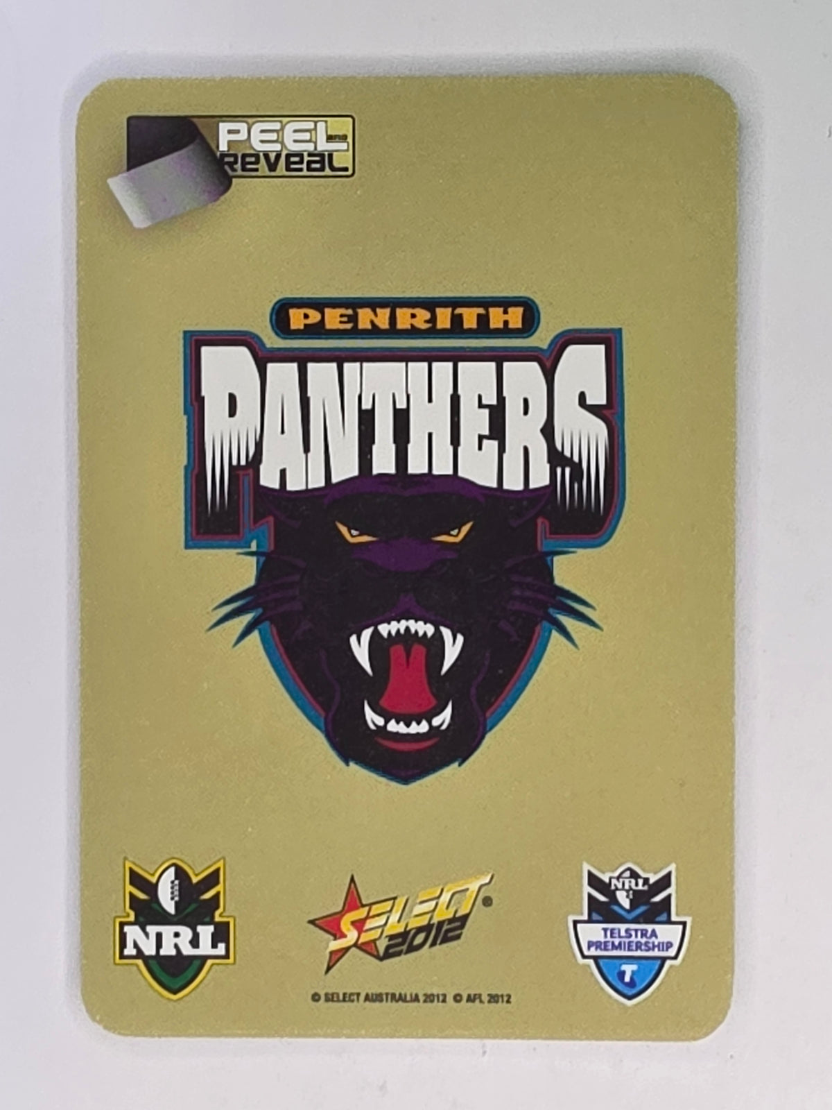 NRL 2012 Champions Gold Parallel Card #132 Kevin Kingston Penrith Panthers