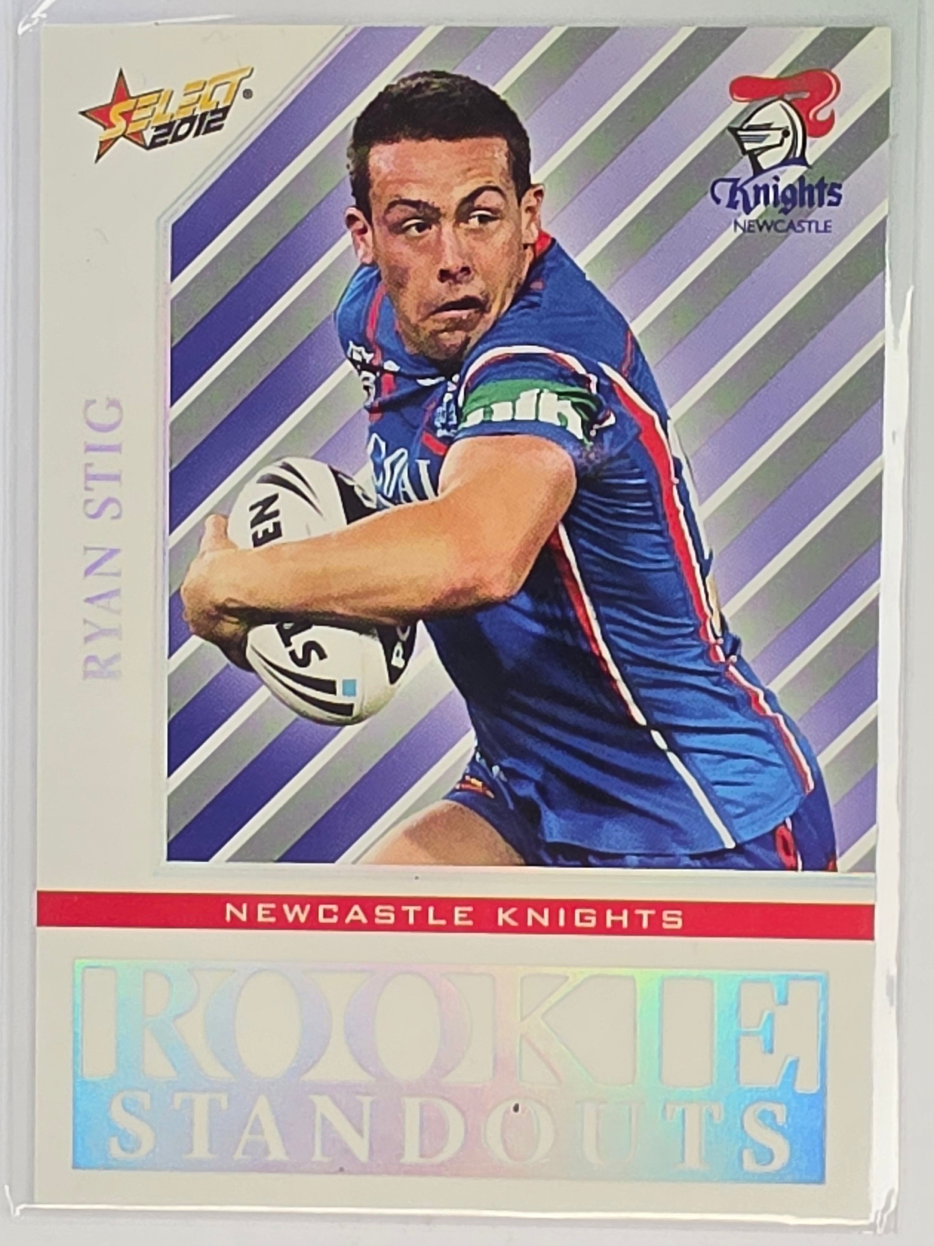 NRL 2012 Champions Rookie Standout #RS12 Ryan Stig Newcastle Knights