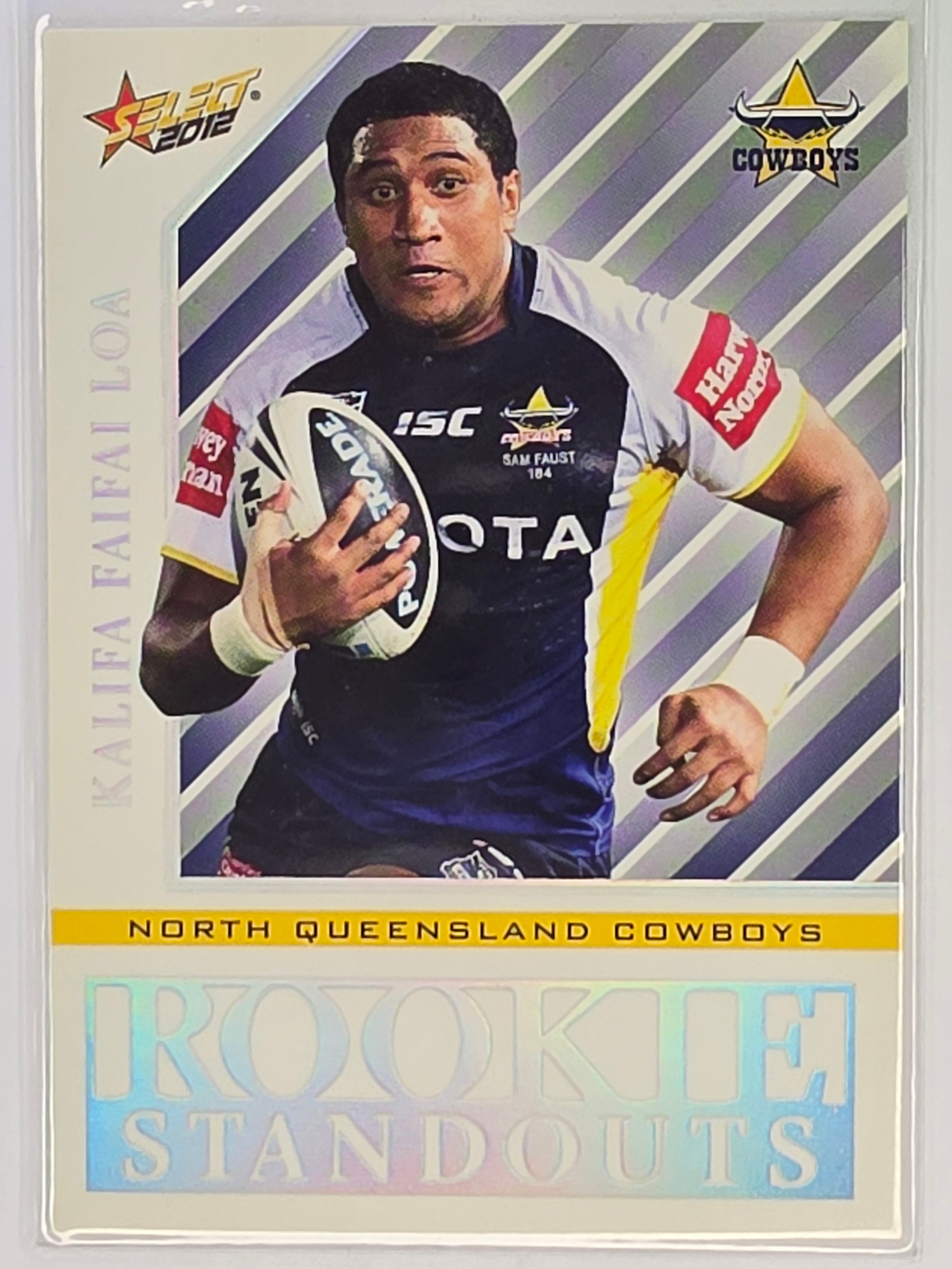 NRL 2012 Champions Rookie Standout #RS14 Kalifa Fai Fai Loa North Queensland Cowboys