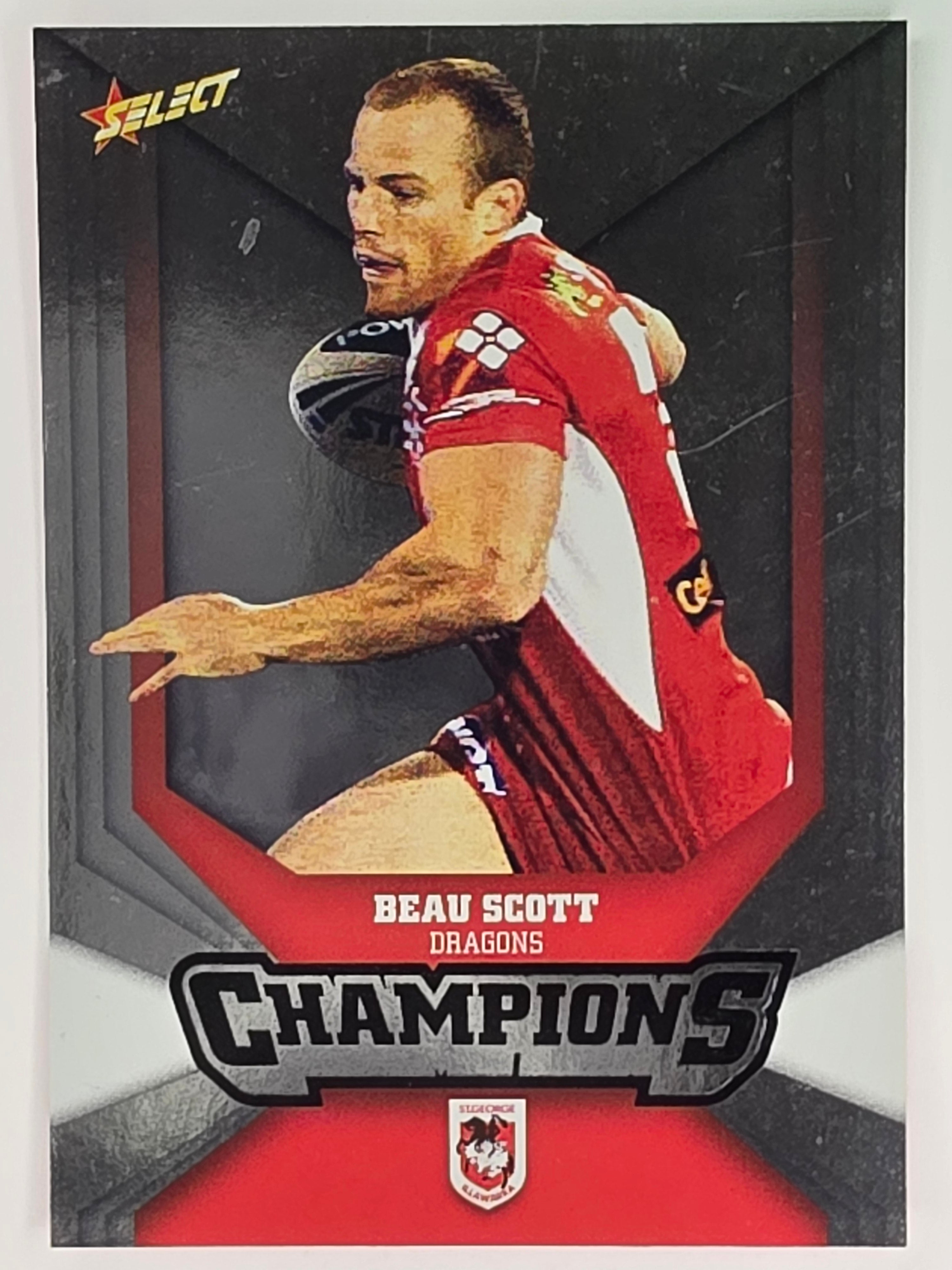 NRL 2011 Champions Silver Parallel #143 Beau Scott St George Illawarra Dragons