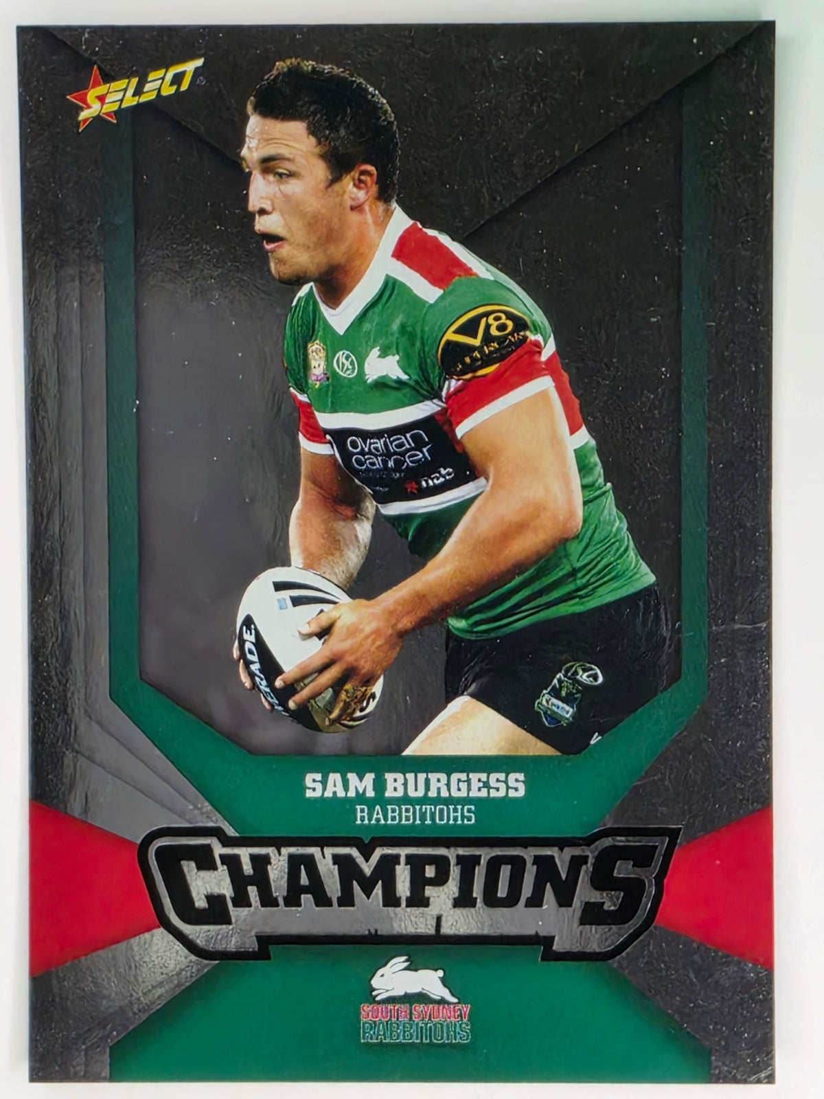 NRL 2011 Champions Silver Parallel #150 Sam Burgess South Sydney Rabbitohs