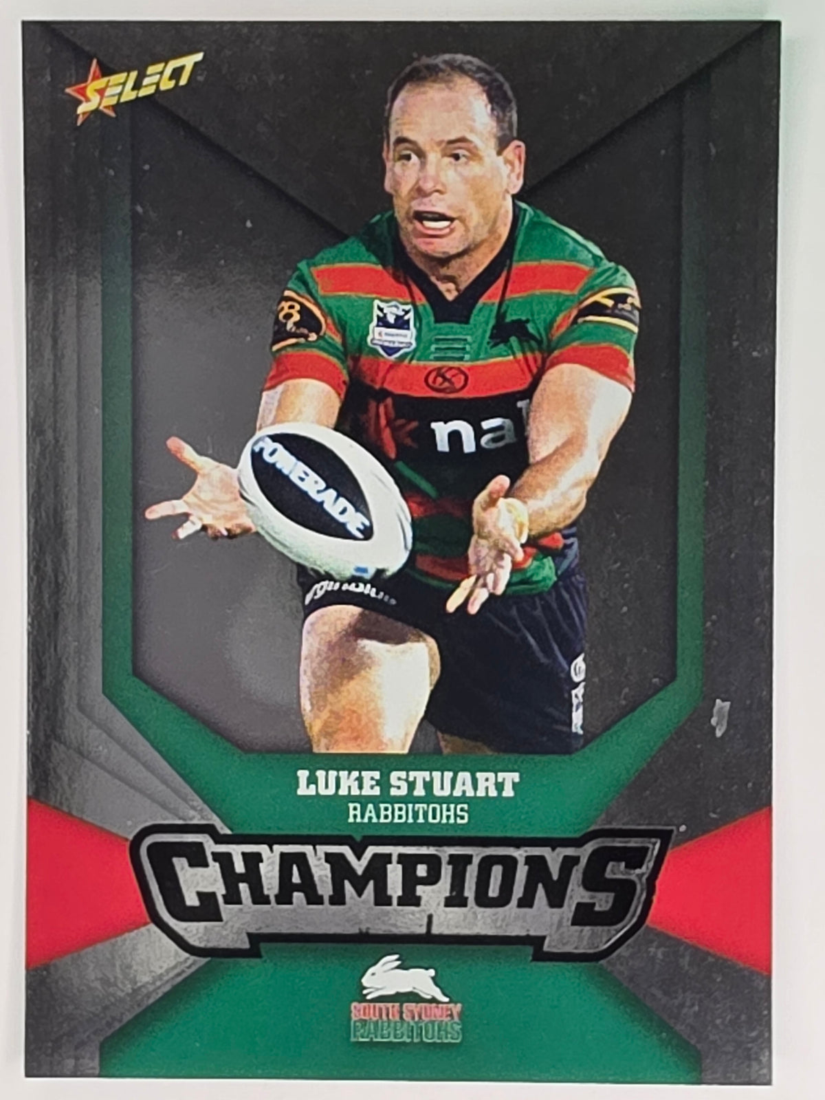 NRL 2011 Champions Silver Parallel #155 Luke Stuart South Sydney Rabbitohs