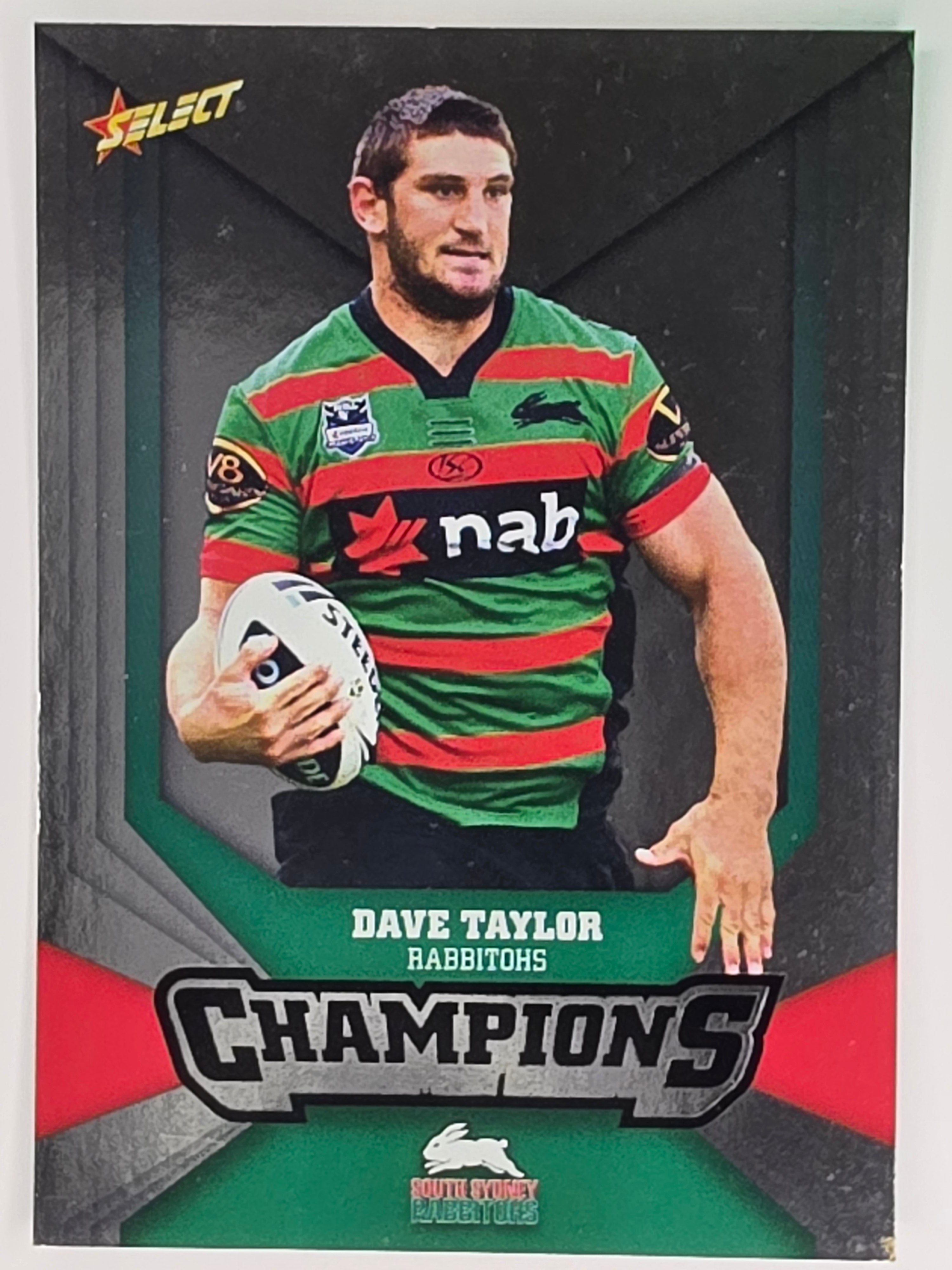 NRL 2011 Champions Silver Parallel #157 Dave Taylor South Sydney Rabbitohs