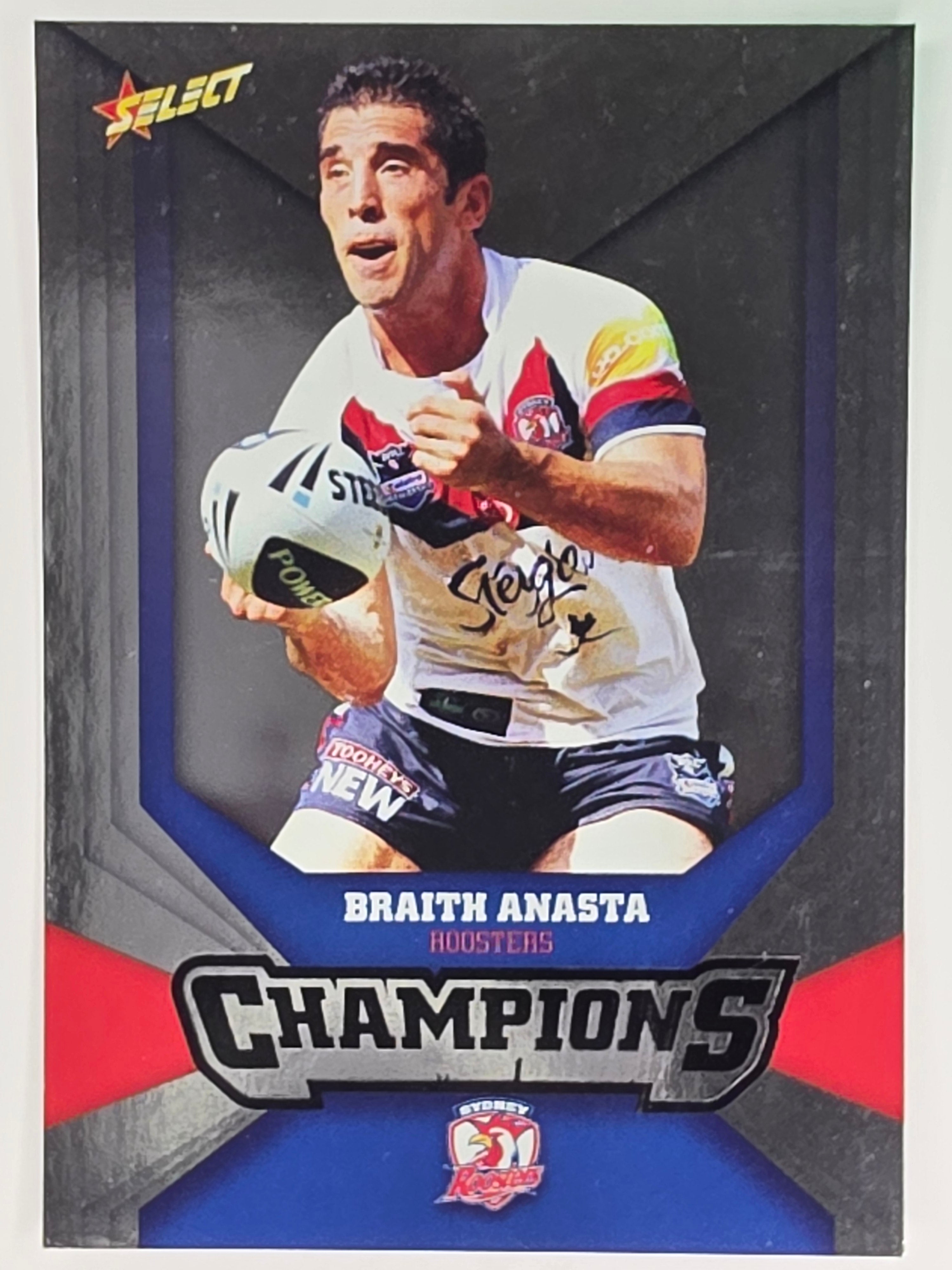 NRL 2011 Champions Silver Parallel #161 Braith Anasta Sydney Roosters