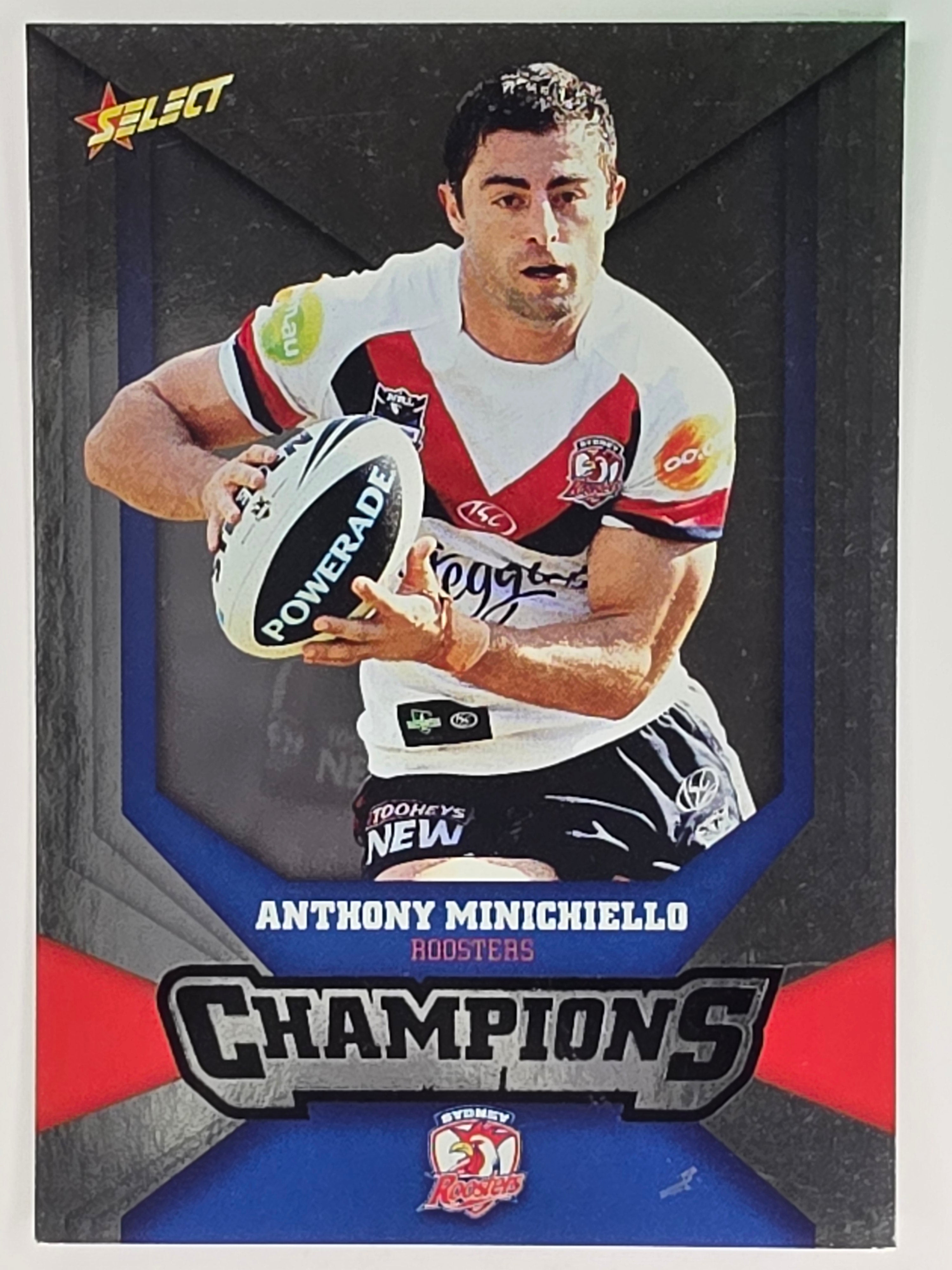 NRL 2011 Champions Silver Parallel #167 Anthony Minichiello Sydney Roosters