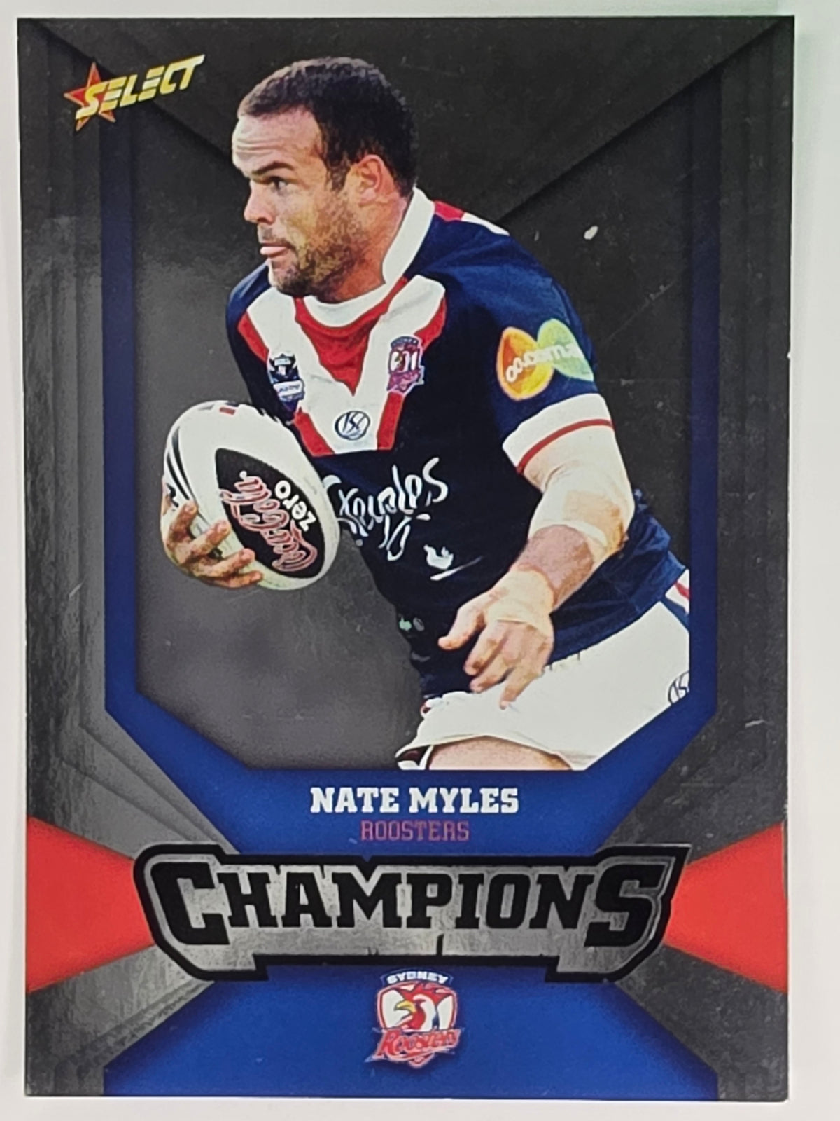 NRL 2011 Champions Silver Parallel #168 Nate Myles Sydney Roosters