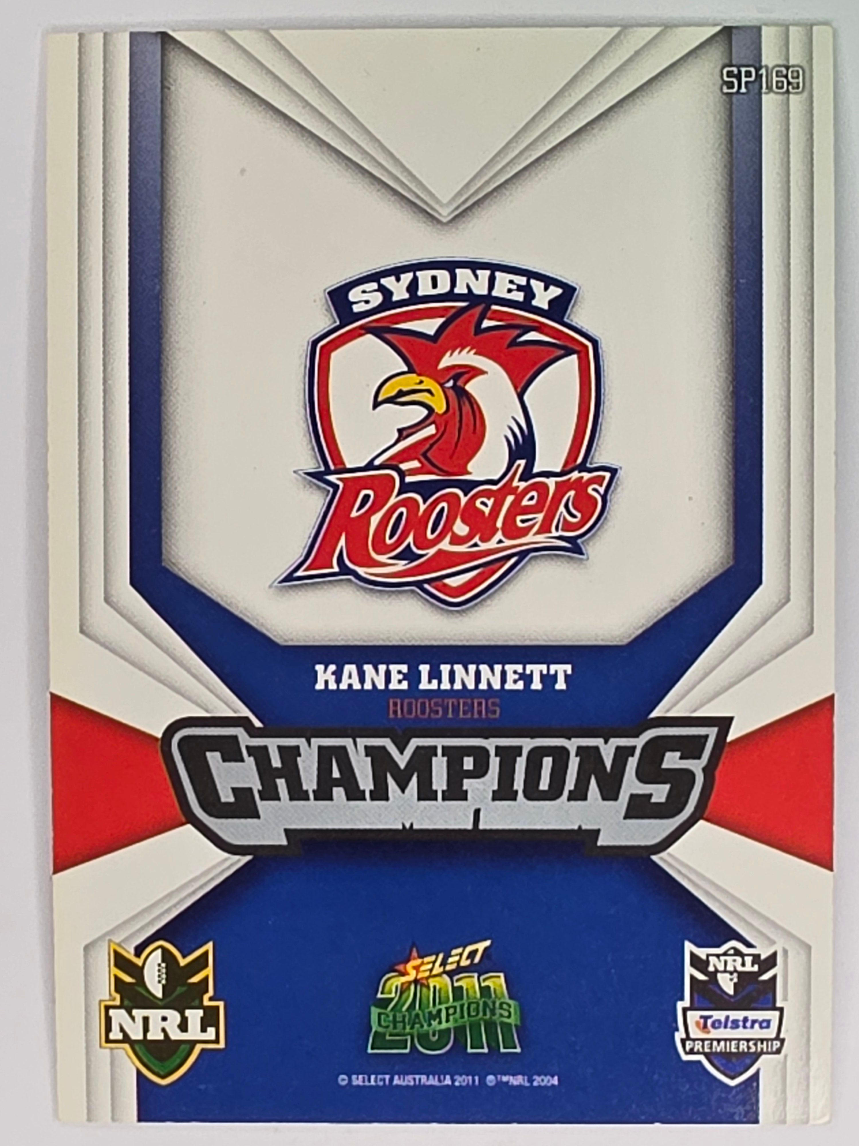 NRL 2011 Champions Silver Parallel #169 Kane Linnett Sydney Roosters