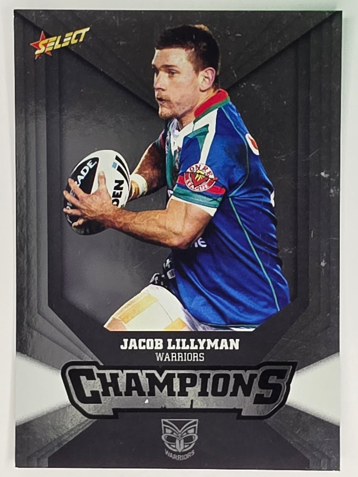 NRL 2011 Champions Silver Parallel #176 Jacob Lillyman New Zealand Warriors