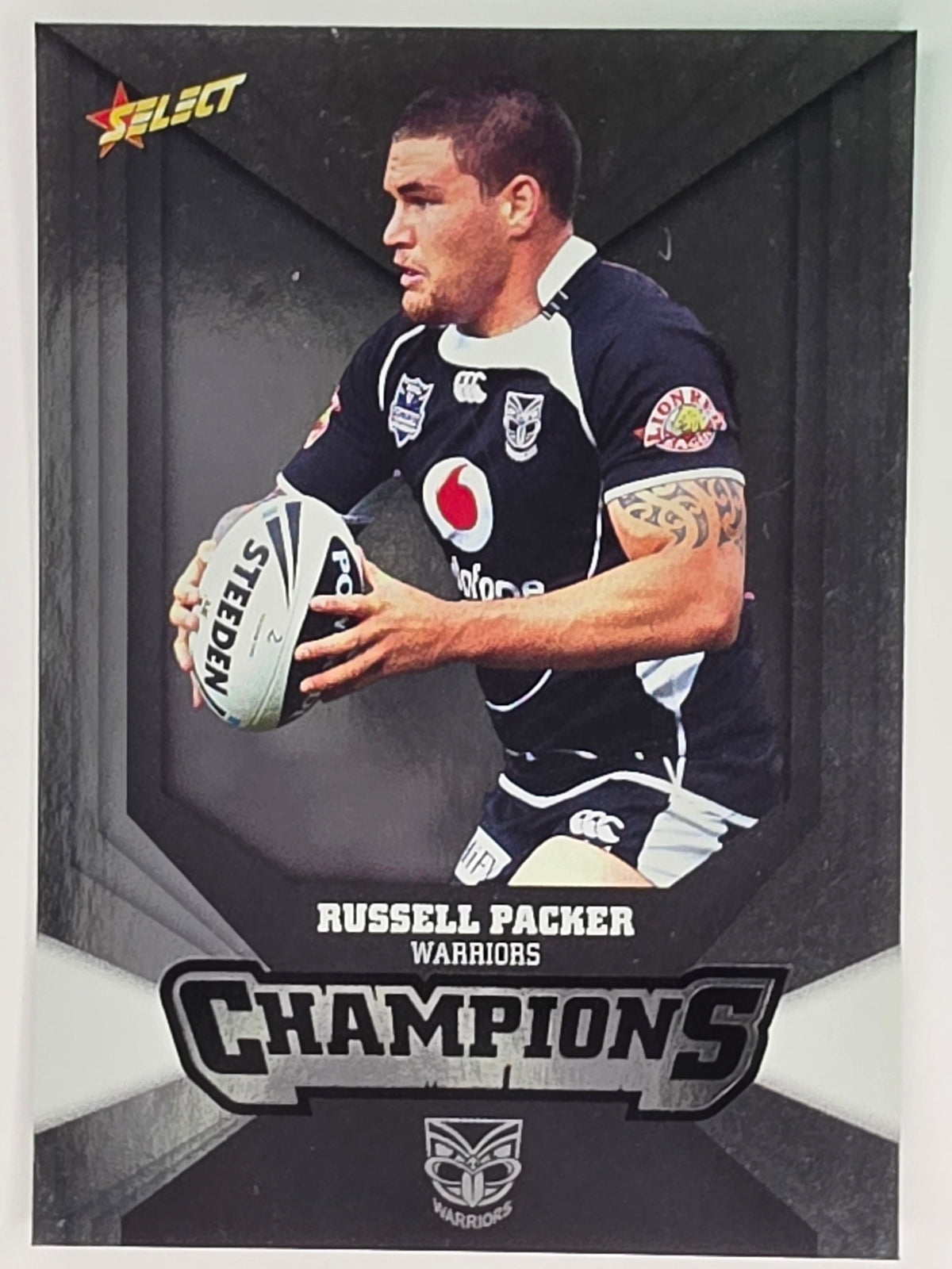 NRL 2011 Champions Silver Parallel #180 Russell Packer New Zealand Warriors