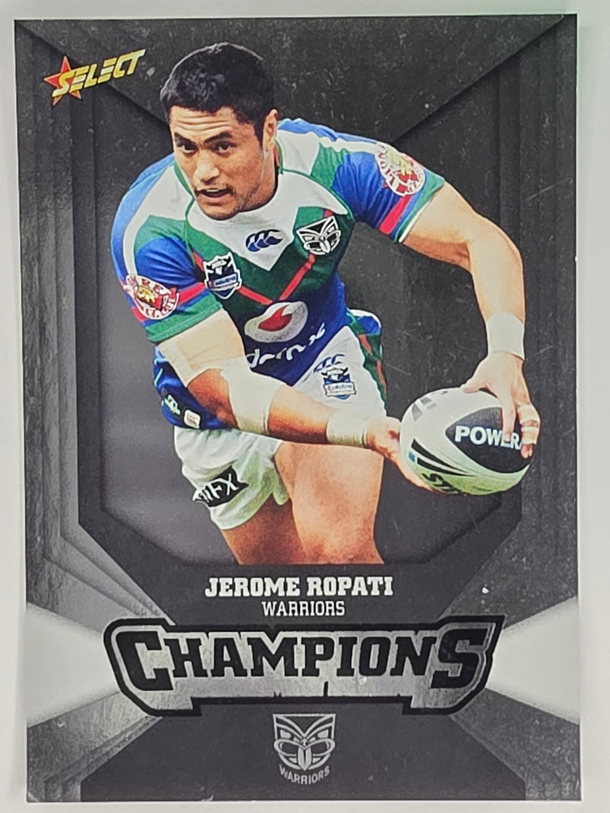 NRL 2011 Champions Silver Parallel #182 Jerome Ropati New Zealand Warriors