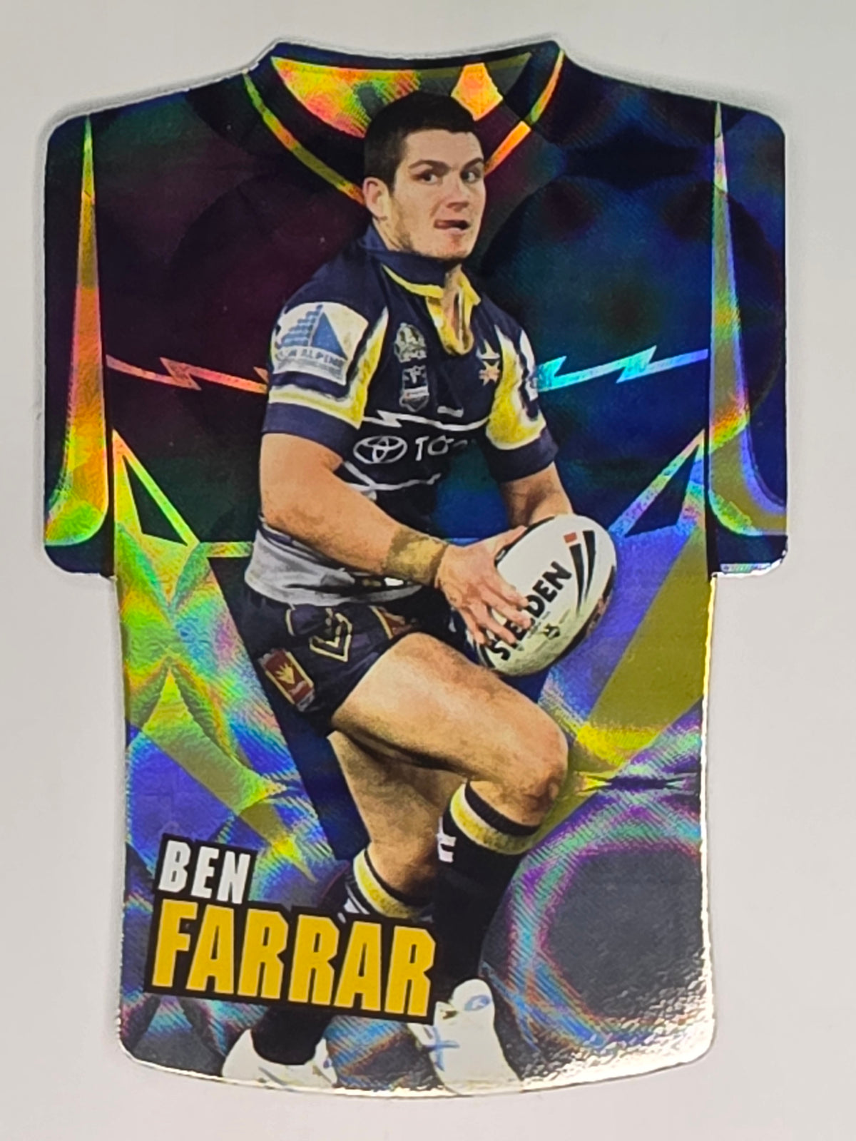 NRL 2009 Champions Parallel Holofoil Jersey  #103 Ben Farrar North Queensland Cowboys