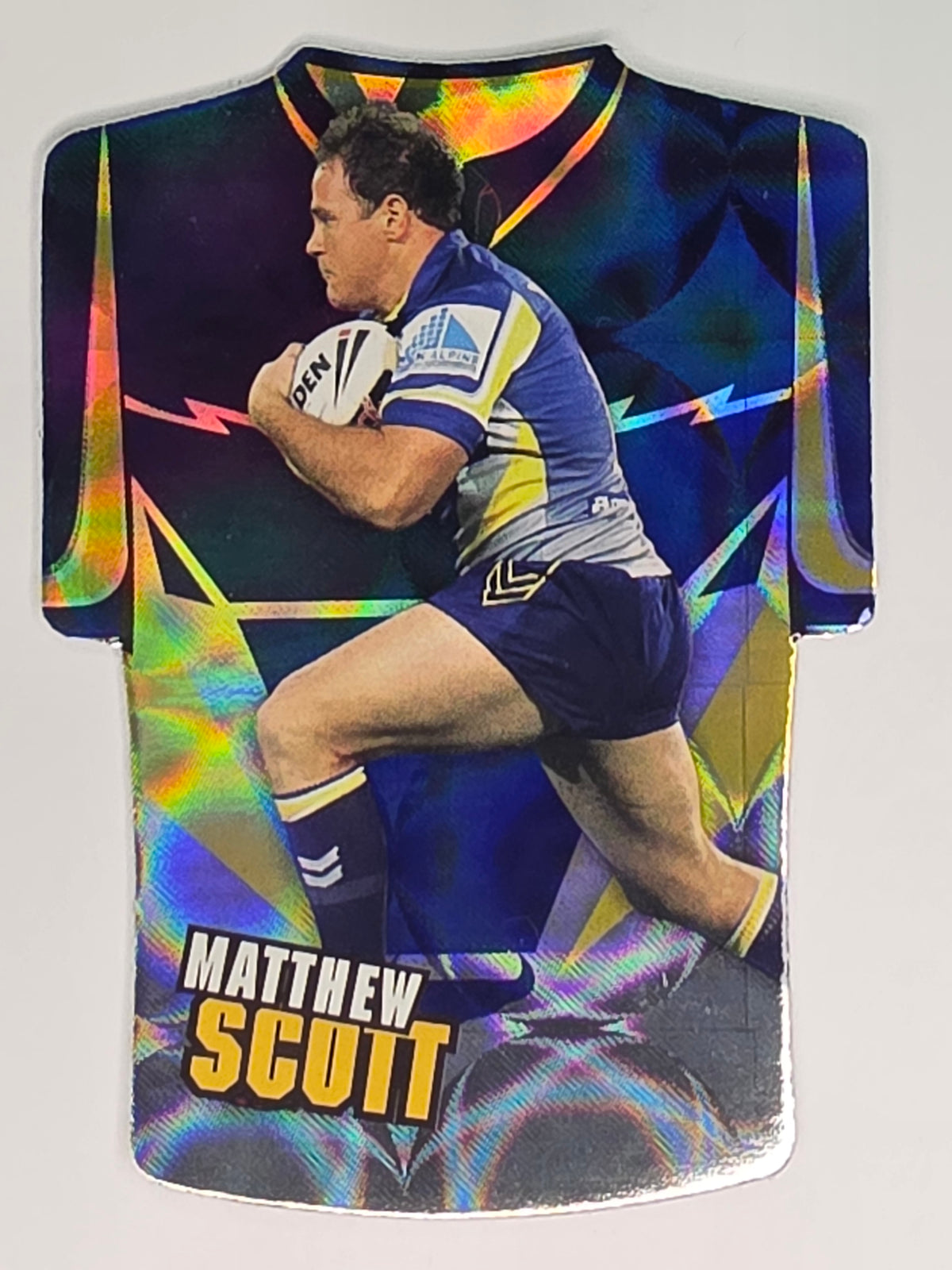 NRL 2009 Champions Parallel Holofoil Jersey  #108 Matthew Scott North Queensland Cowboys