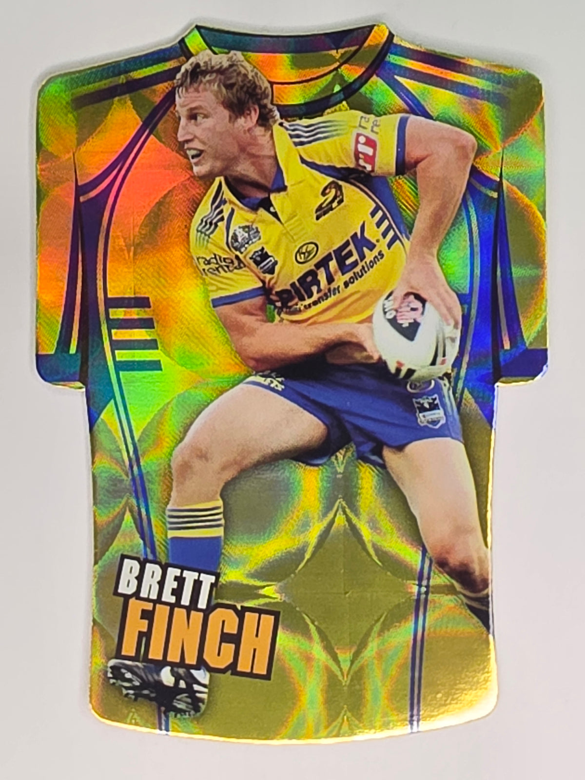 NRL 2009 Champions Parallel Holofoil Jersey  #114 Brett Finch Parramatta Eels