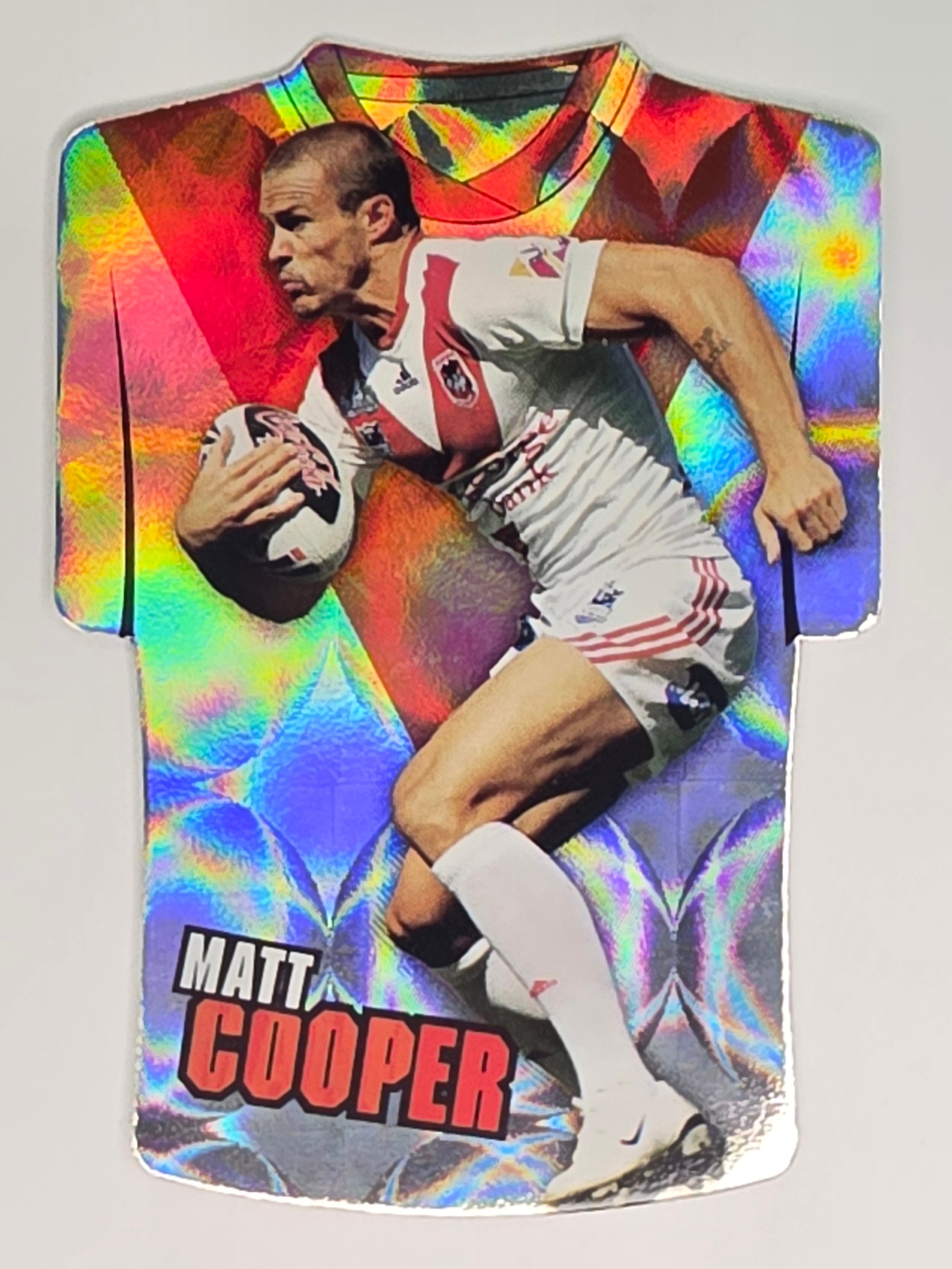 NRL 2009 Champions Parallel Holofoil Jersey  #136 Matt Cooper St George Illawarra Dragons