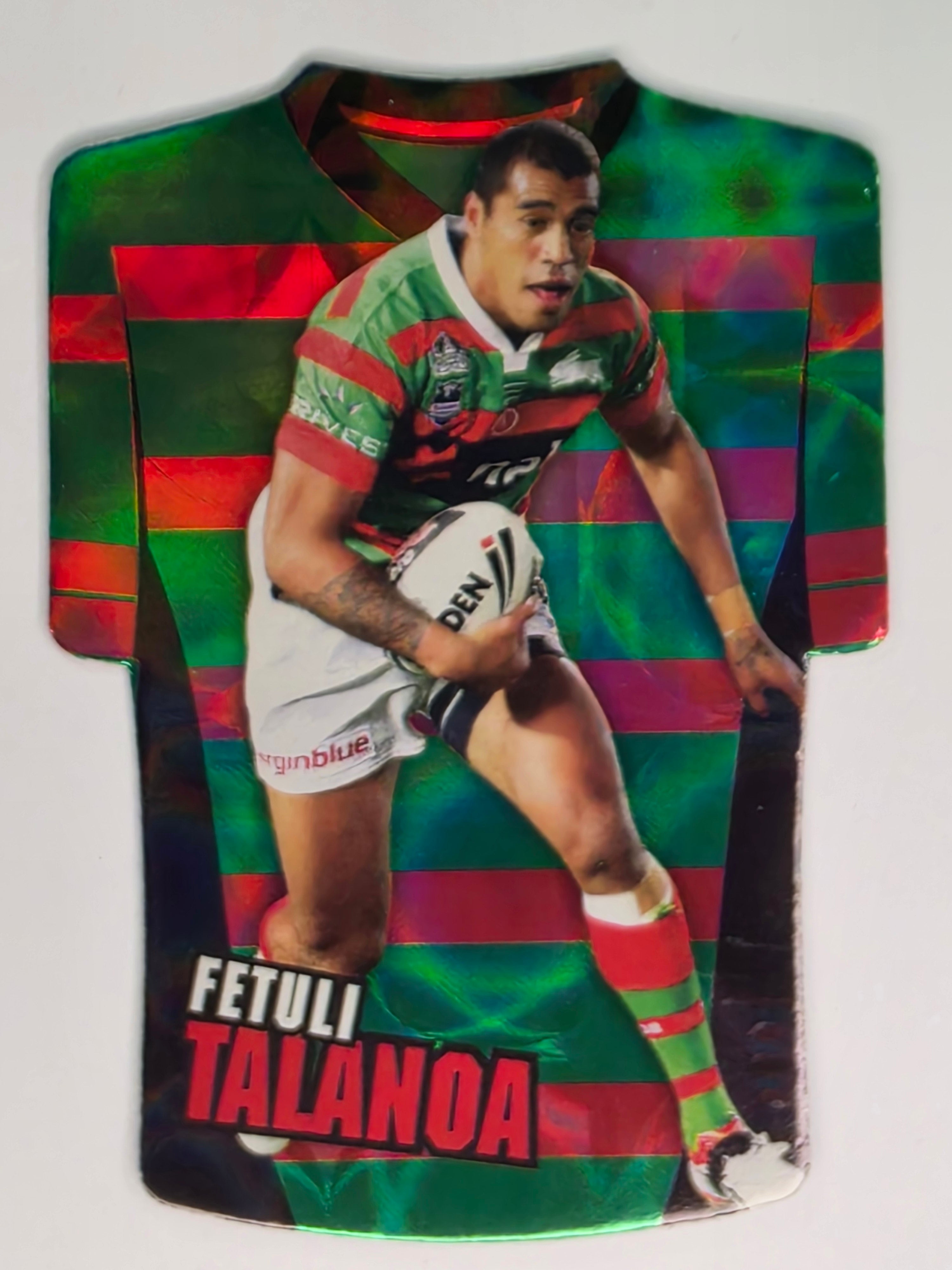 NRL 2009 Champions Parallel Holofoil Jersey  #151 Fetuli Talanoa South Sydney Rabbitohs