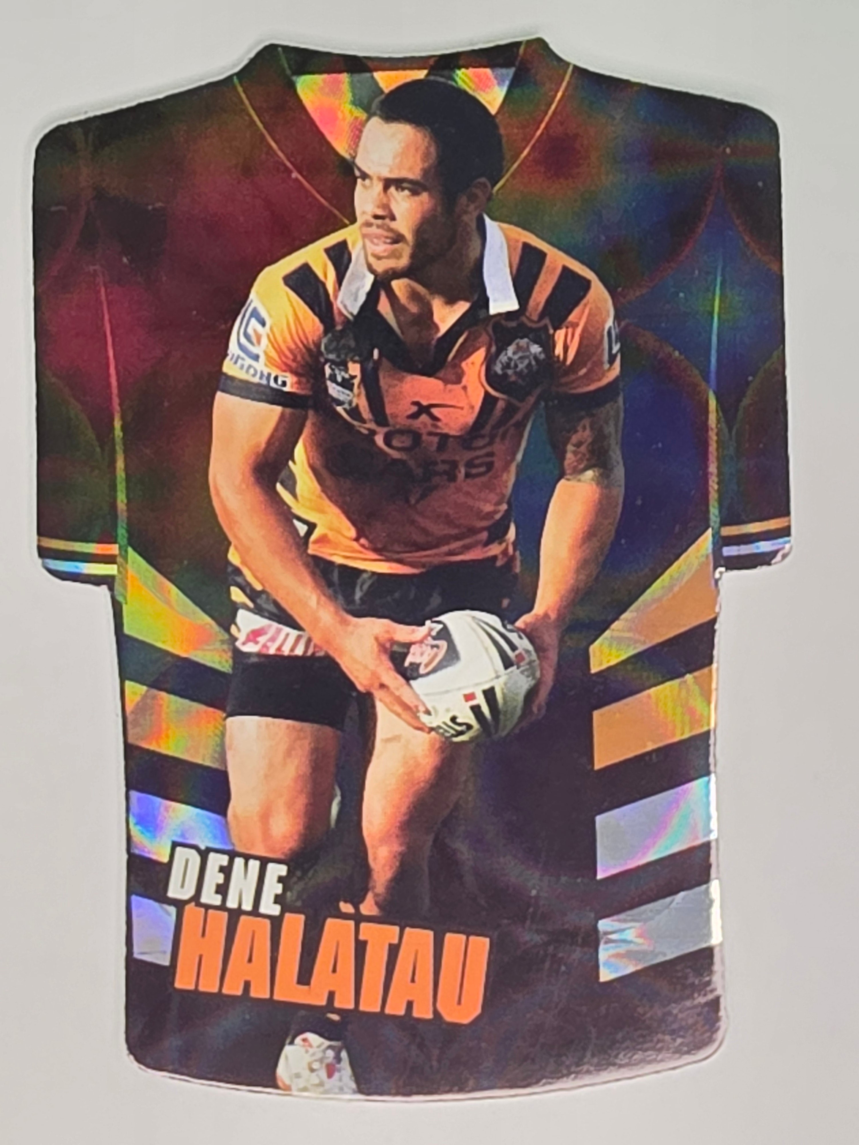 NRL 2009 Champions Parallel Holofoil Jersey  #189 Dene Halatau Wests Tigers