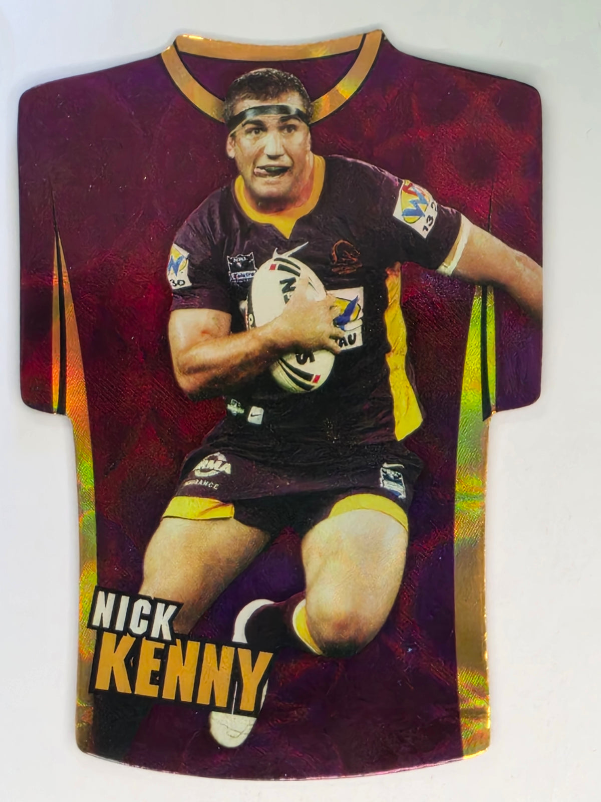 NRL 2009 Classic | Holofoil Jersey Cards #JDC5 | Nick Kenny | Brisbane Broncos