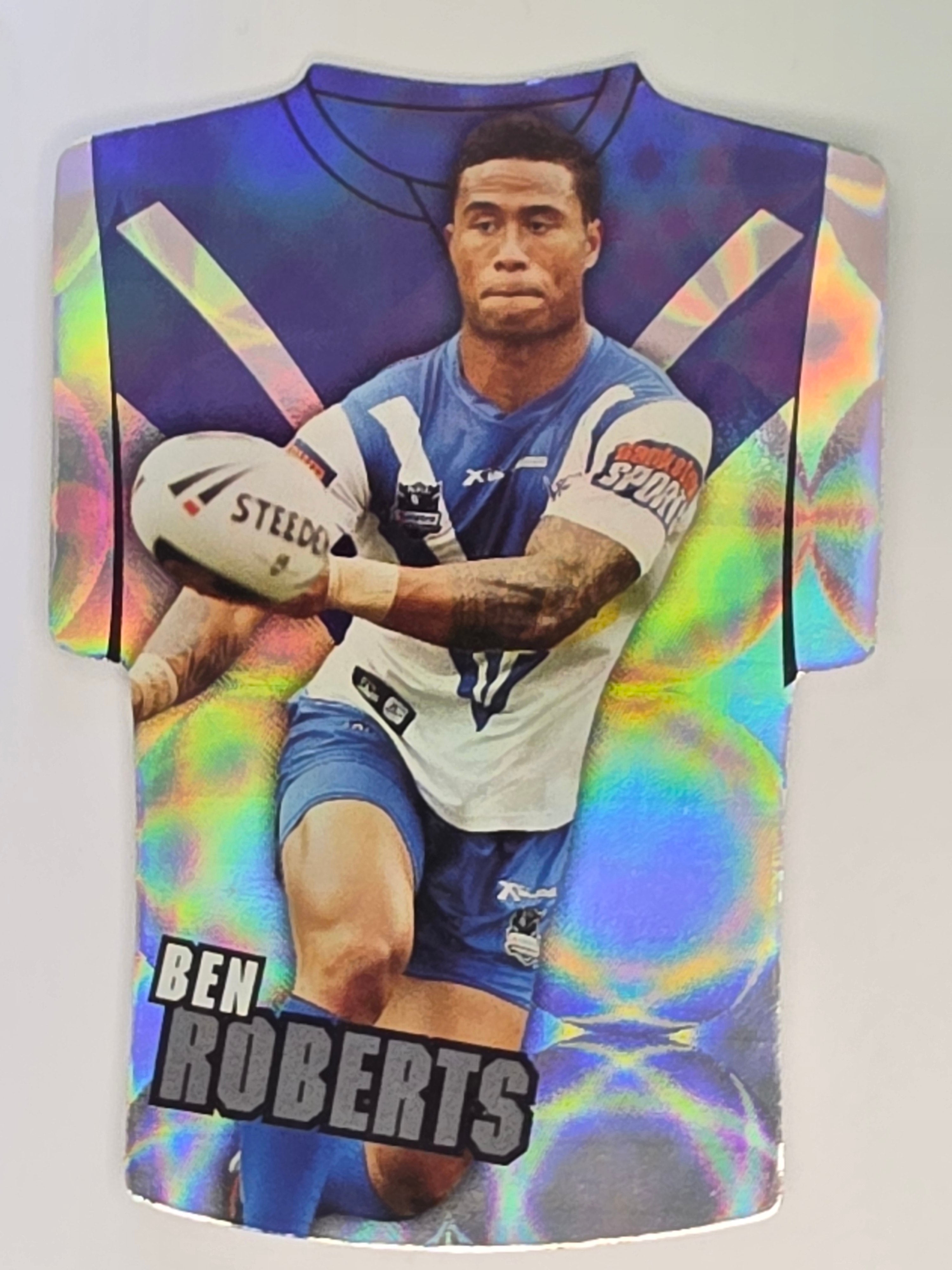 NRL 2009 Classic | Holofoil Jersey Cards #JDC10 | Ben Roberts | Canterbury Bankstown Bulldogs